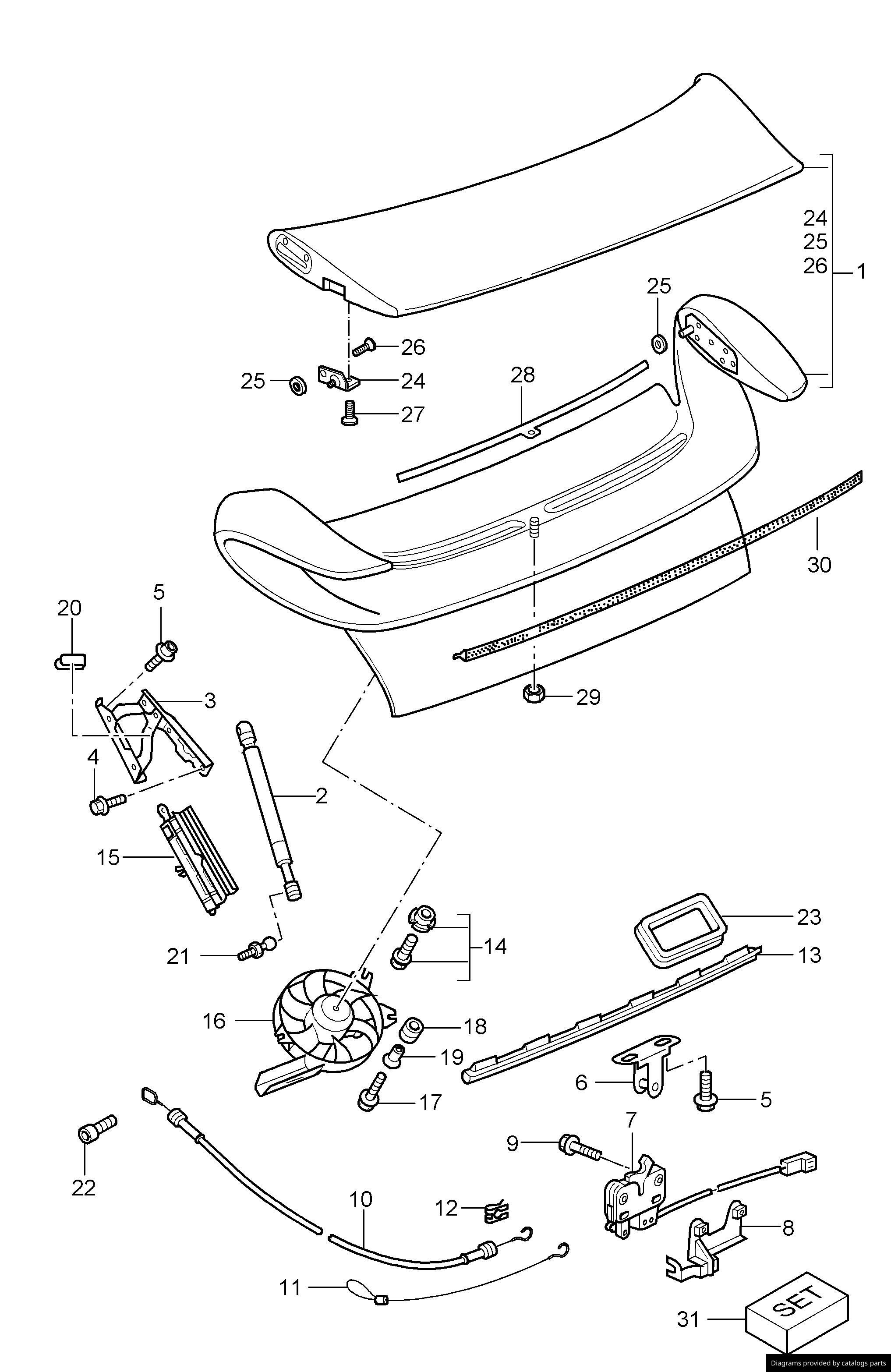 Car part diagram
