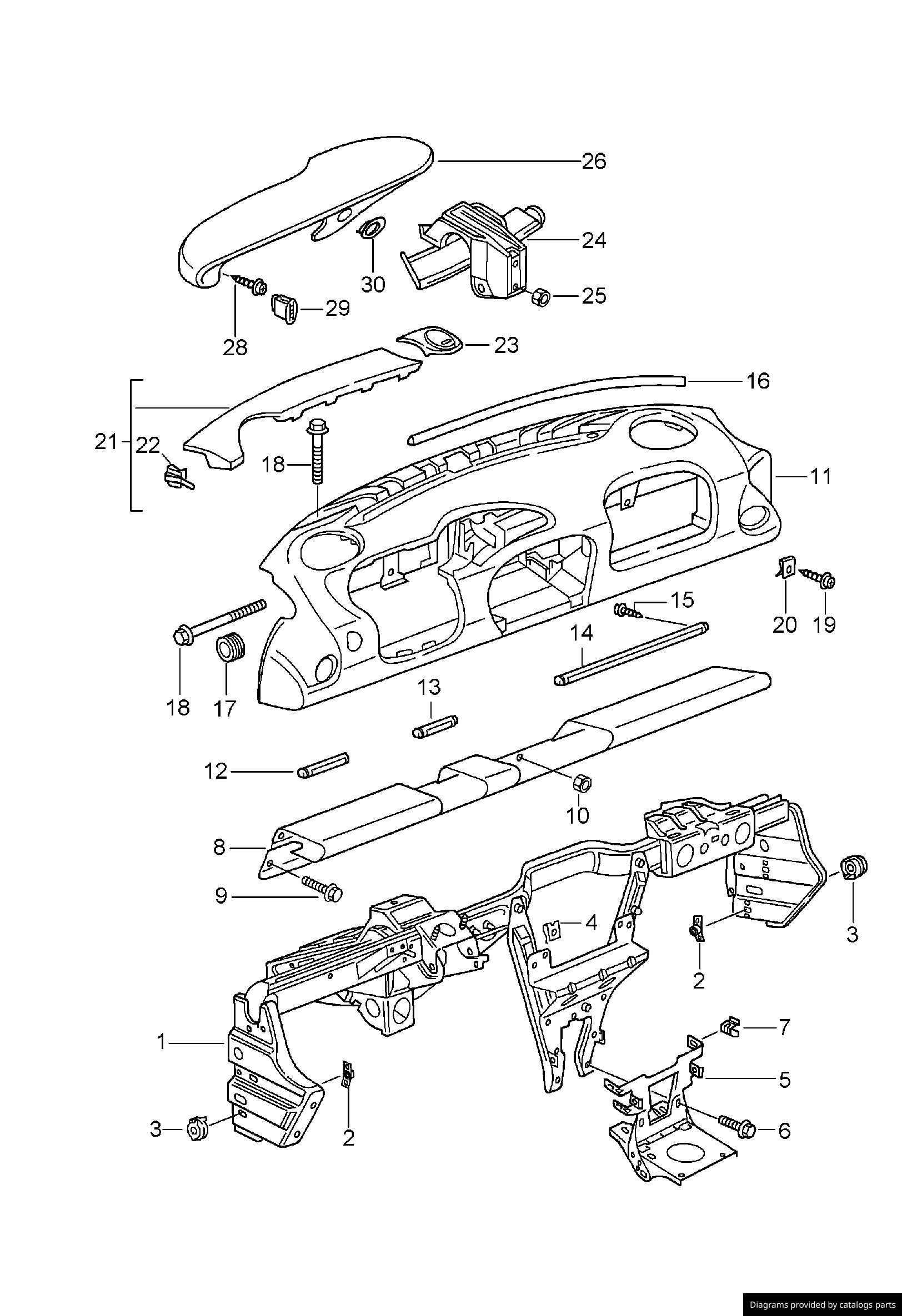 Car part diagram