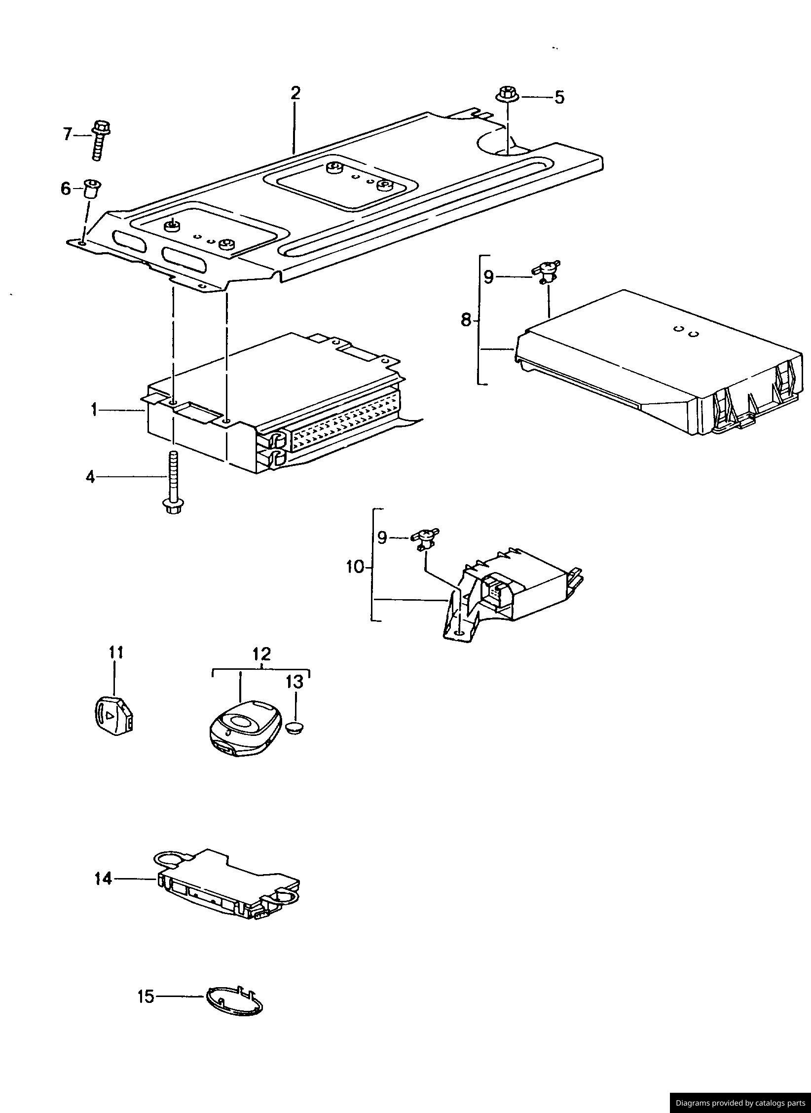 Car part diagram