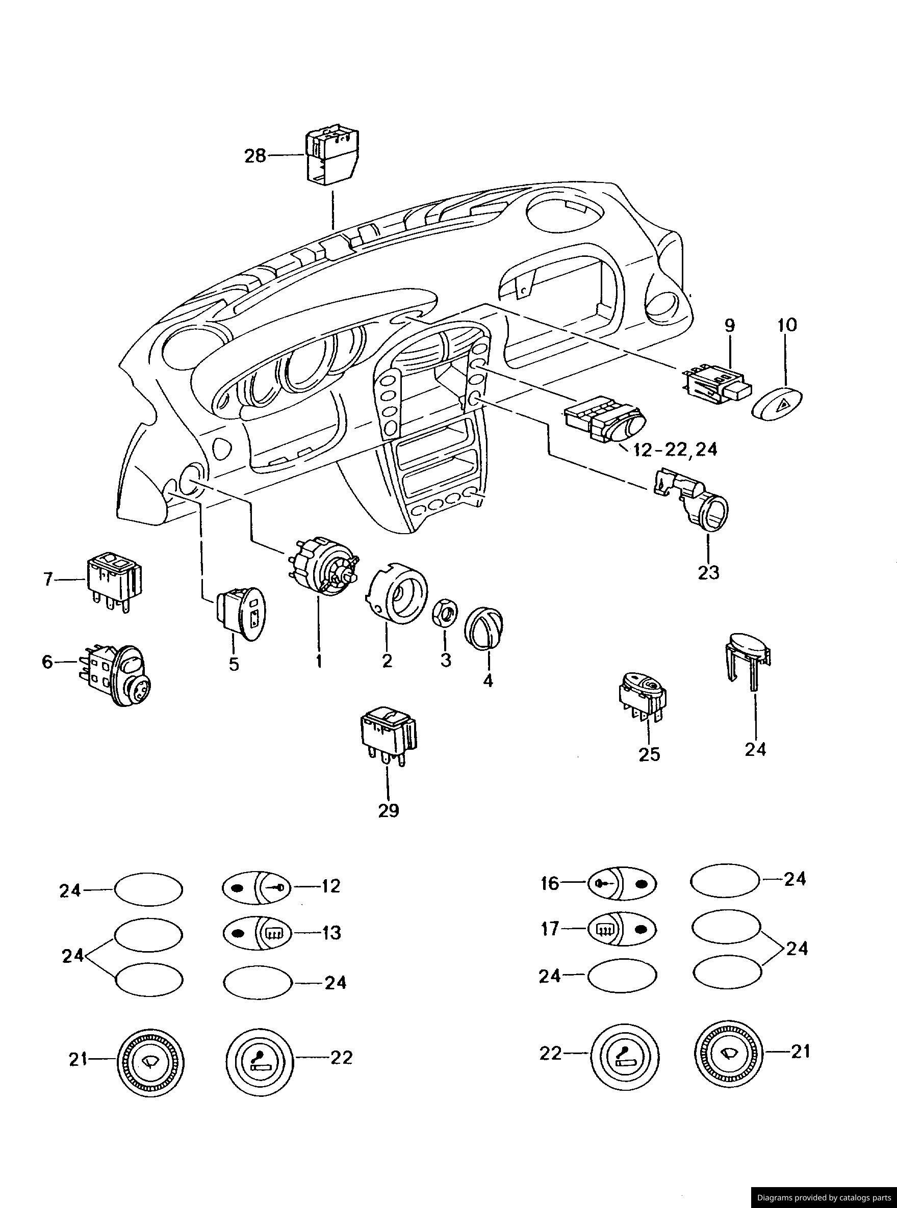 Car part diagram