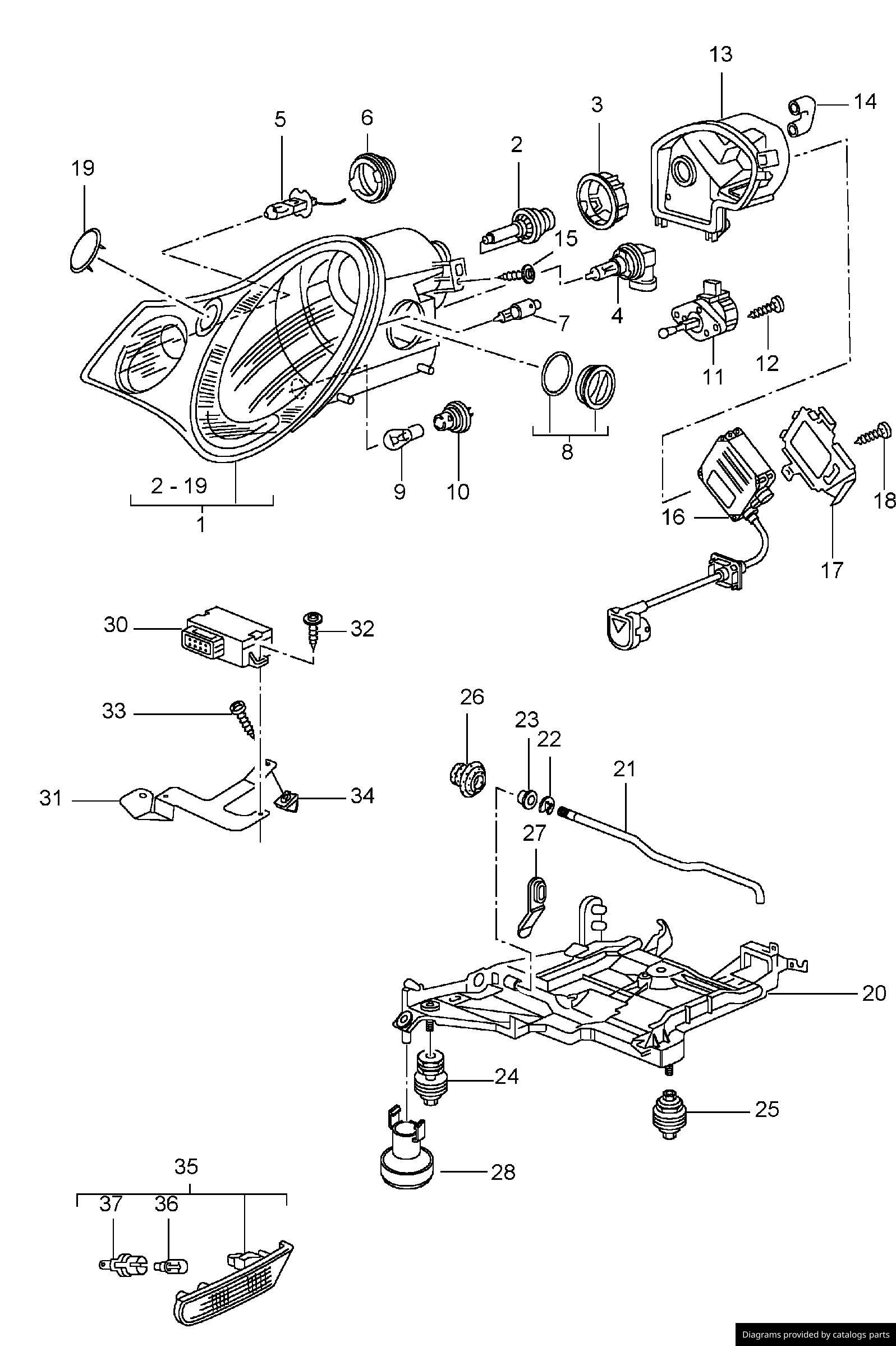 Car part diagram