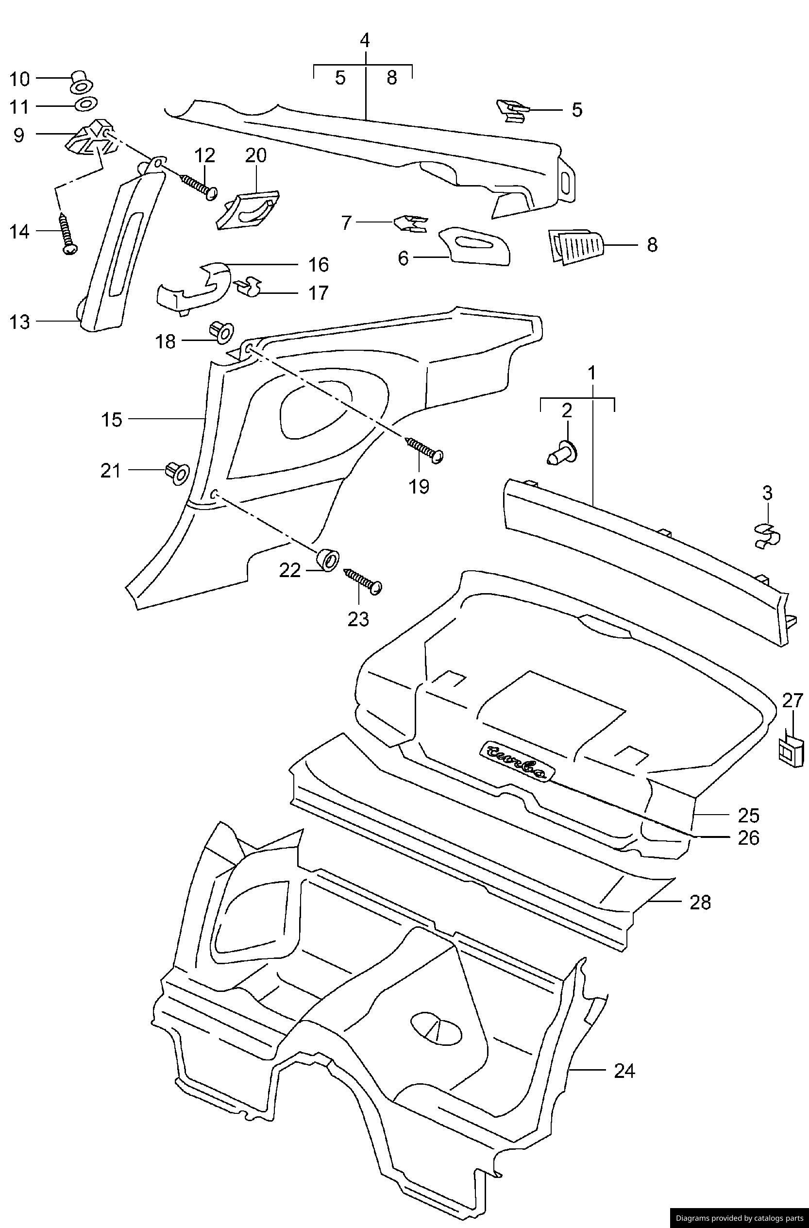Car part diagram