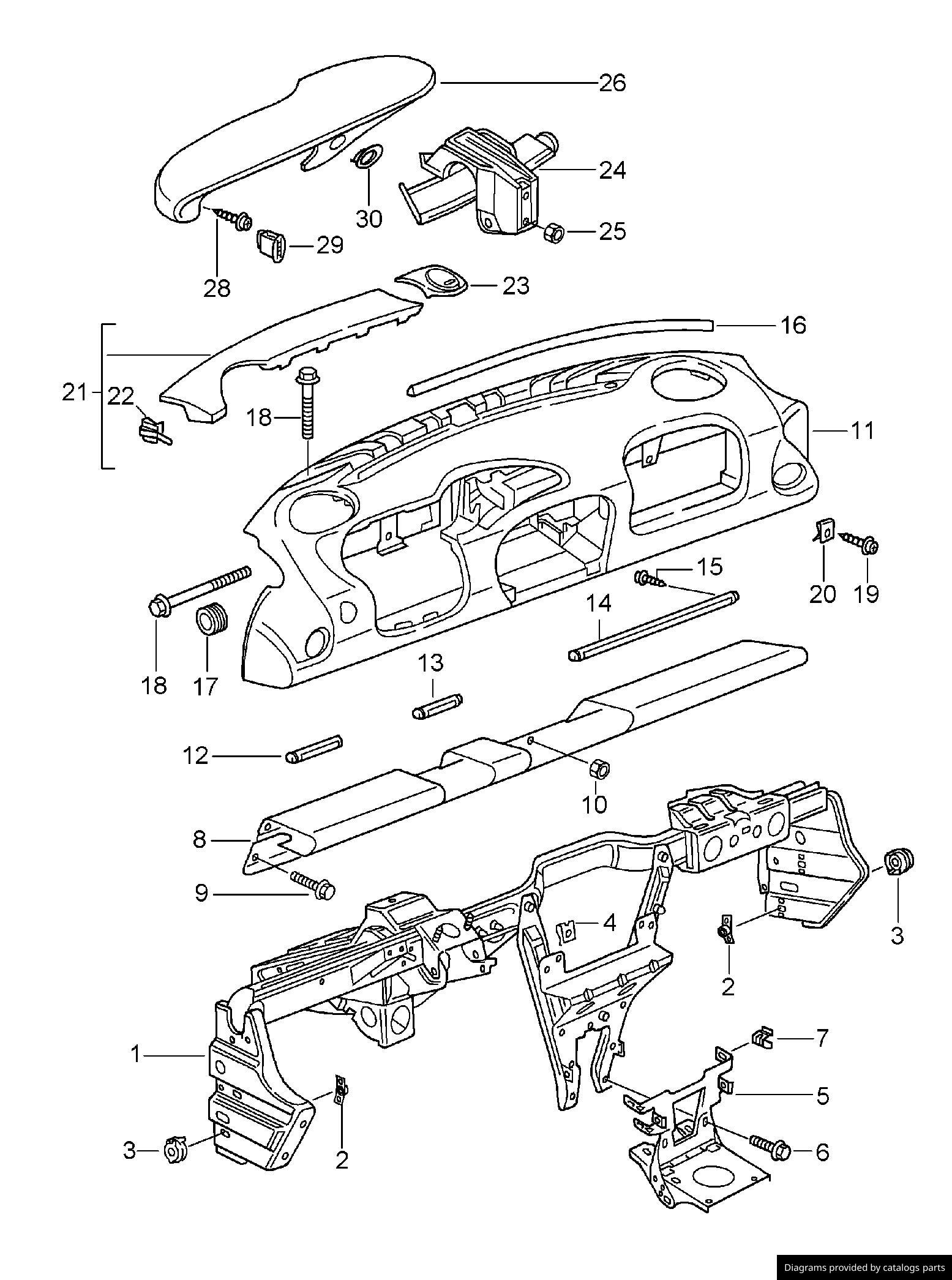 Car part diagram