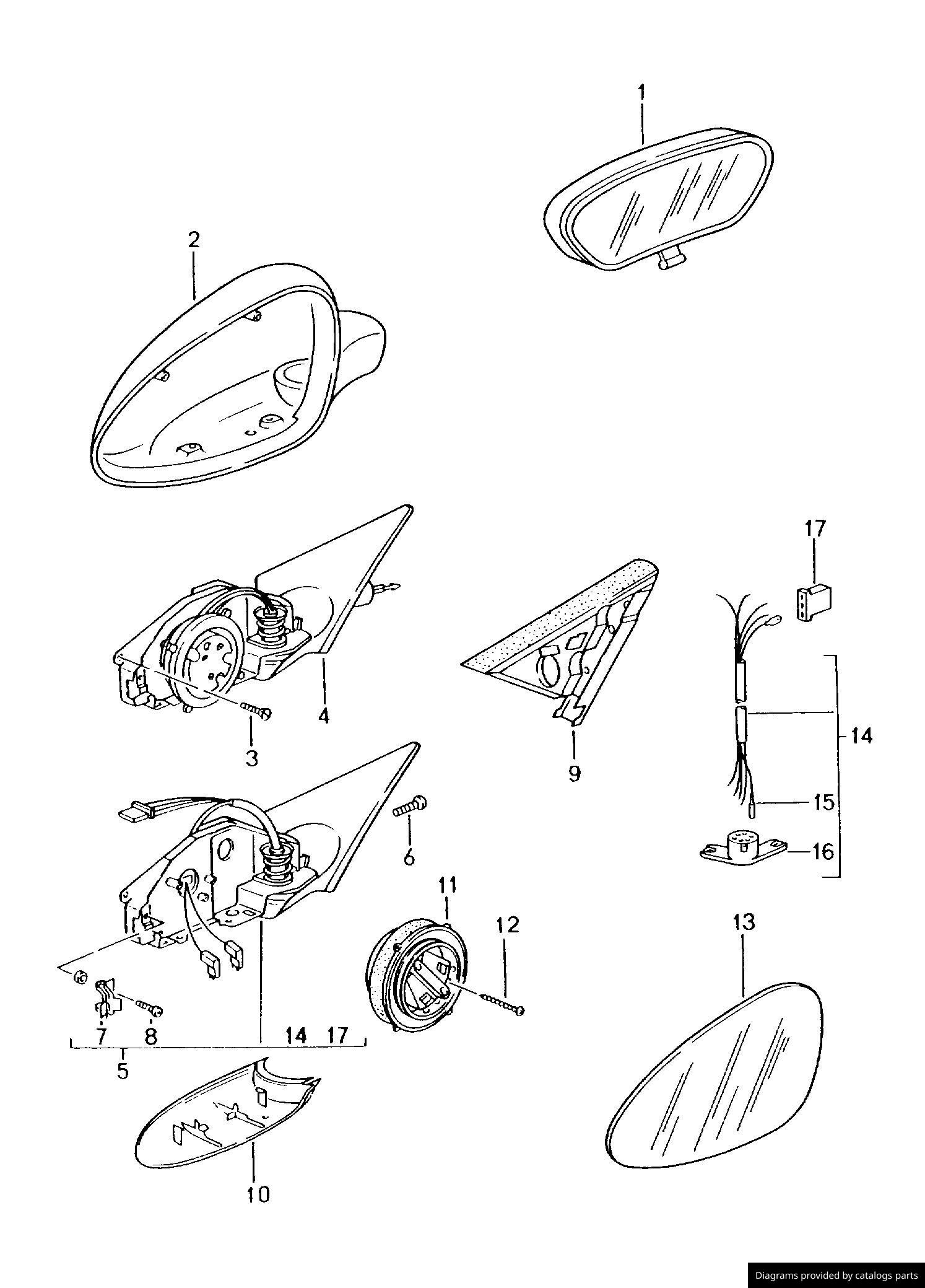 Car part diagram