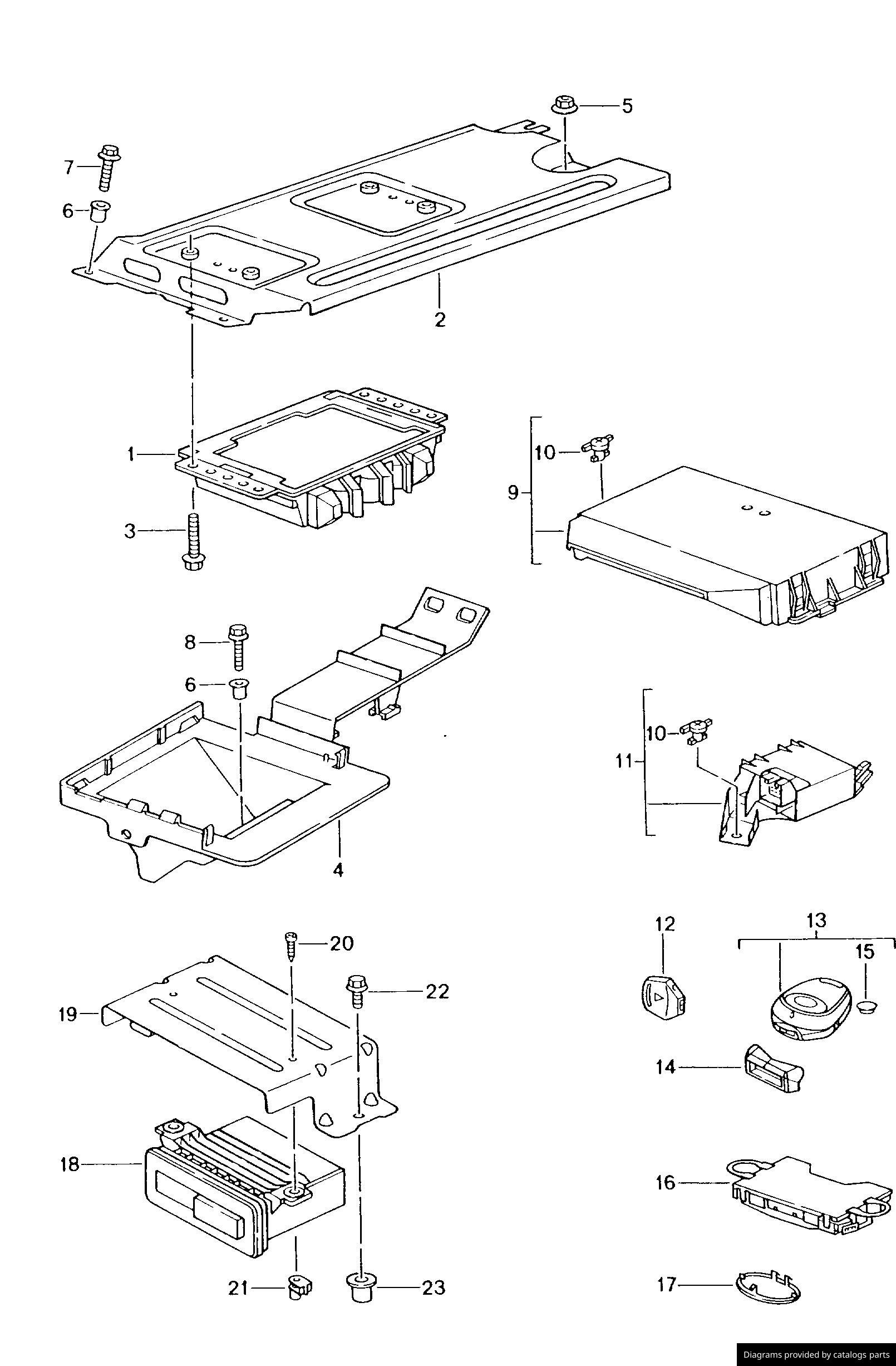 Car part diagram