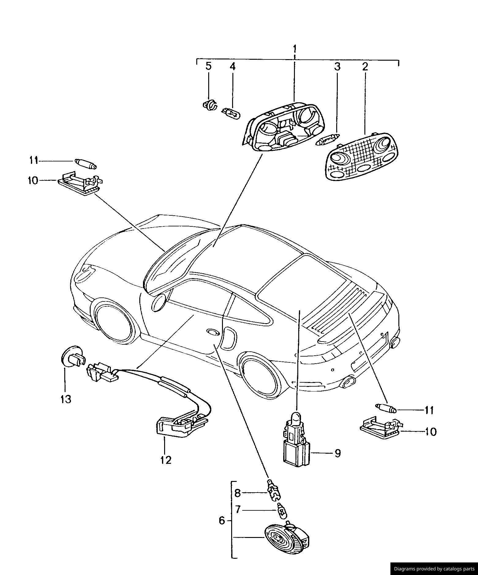 Car part diagram