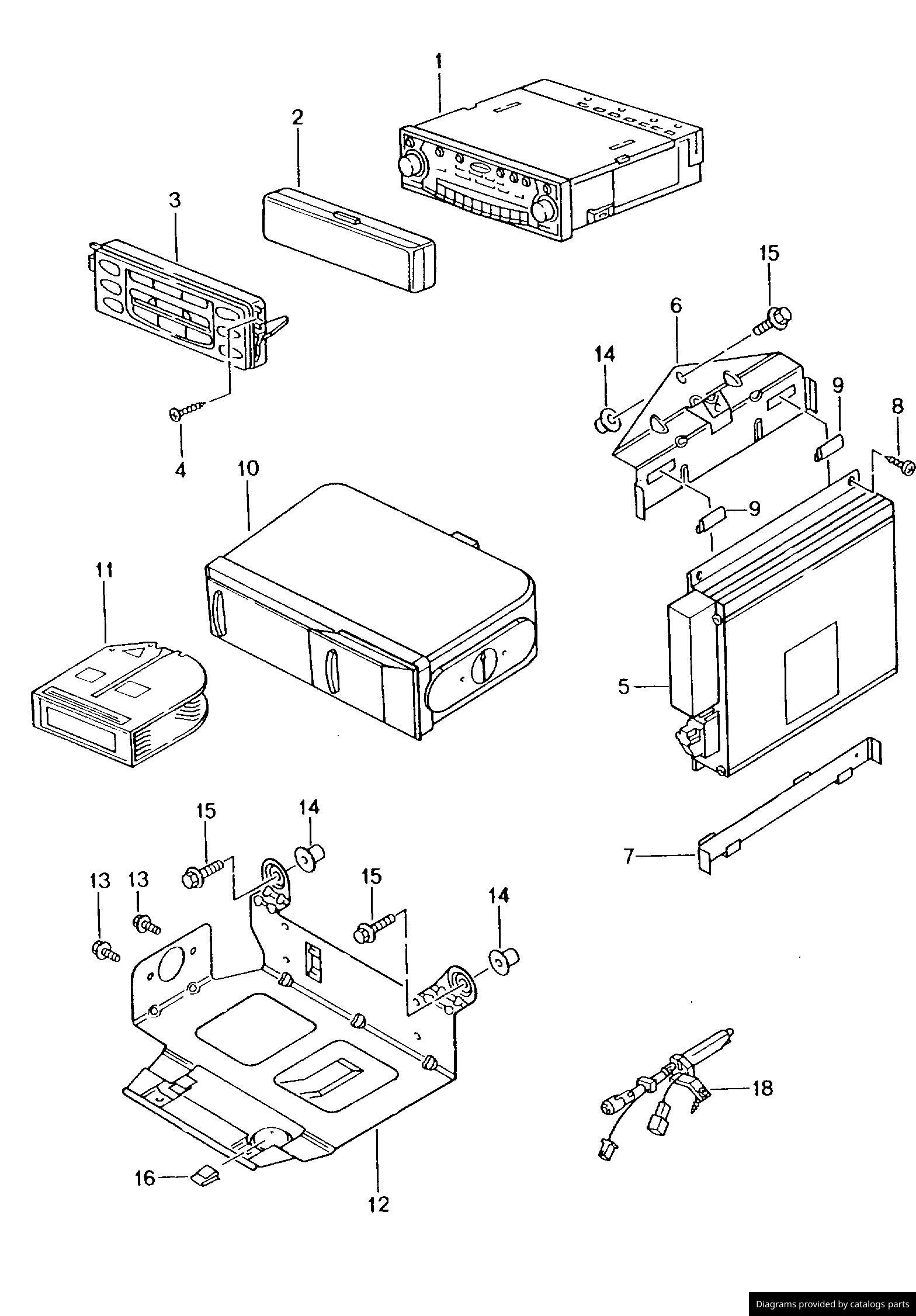 Car part diagram