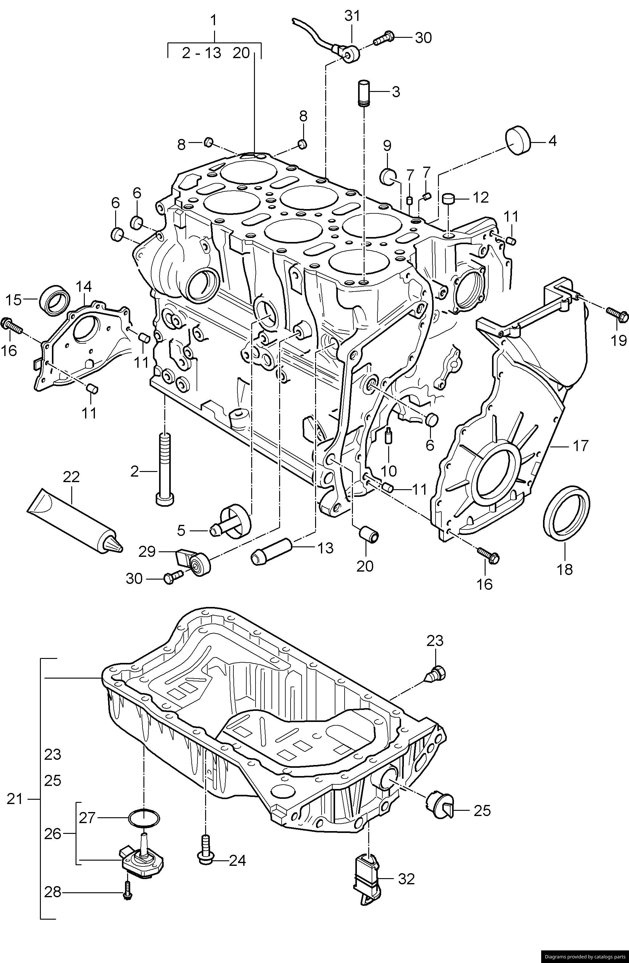 Car part diagram