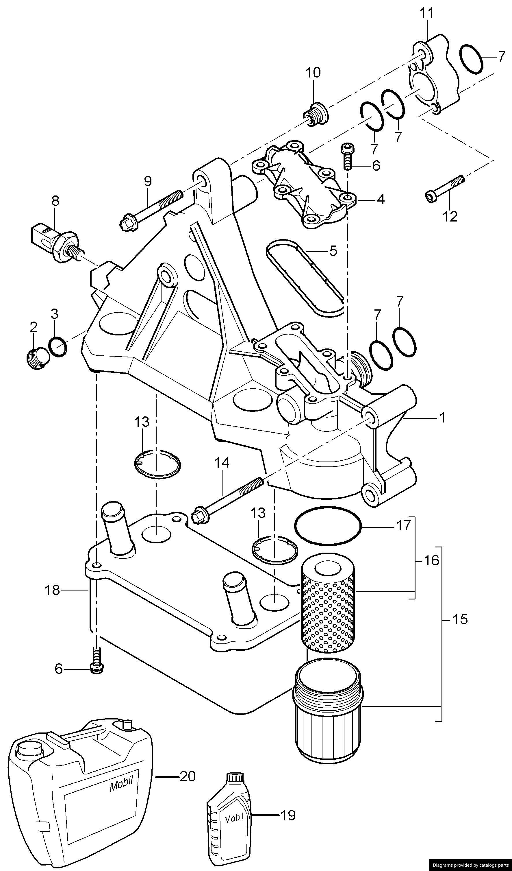 Car part diagram