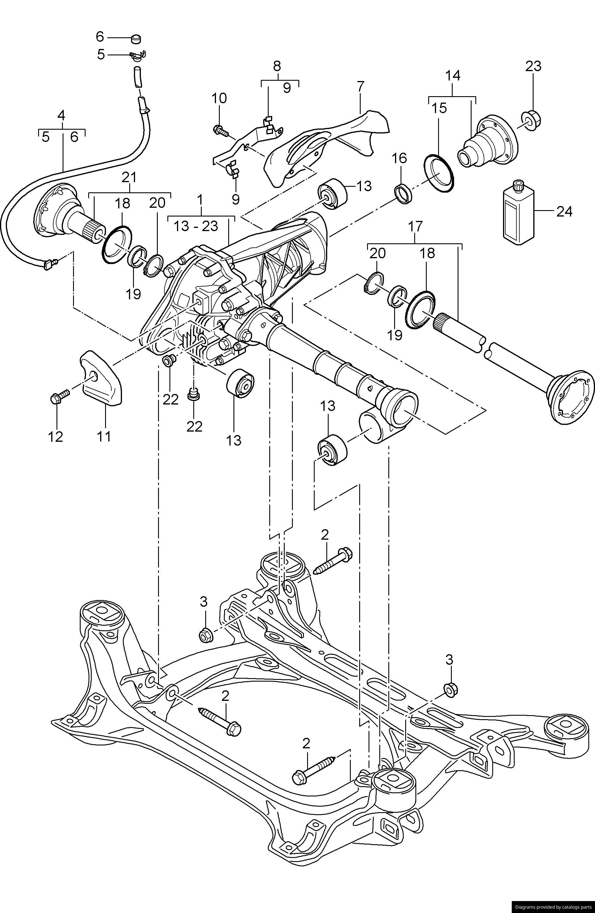 Car part diagram