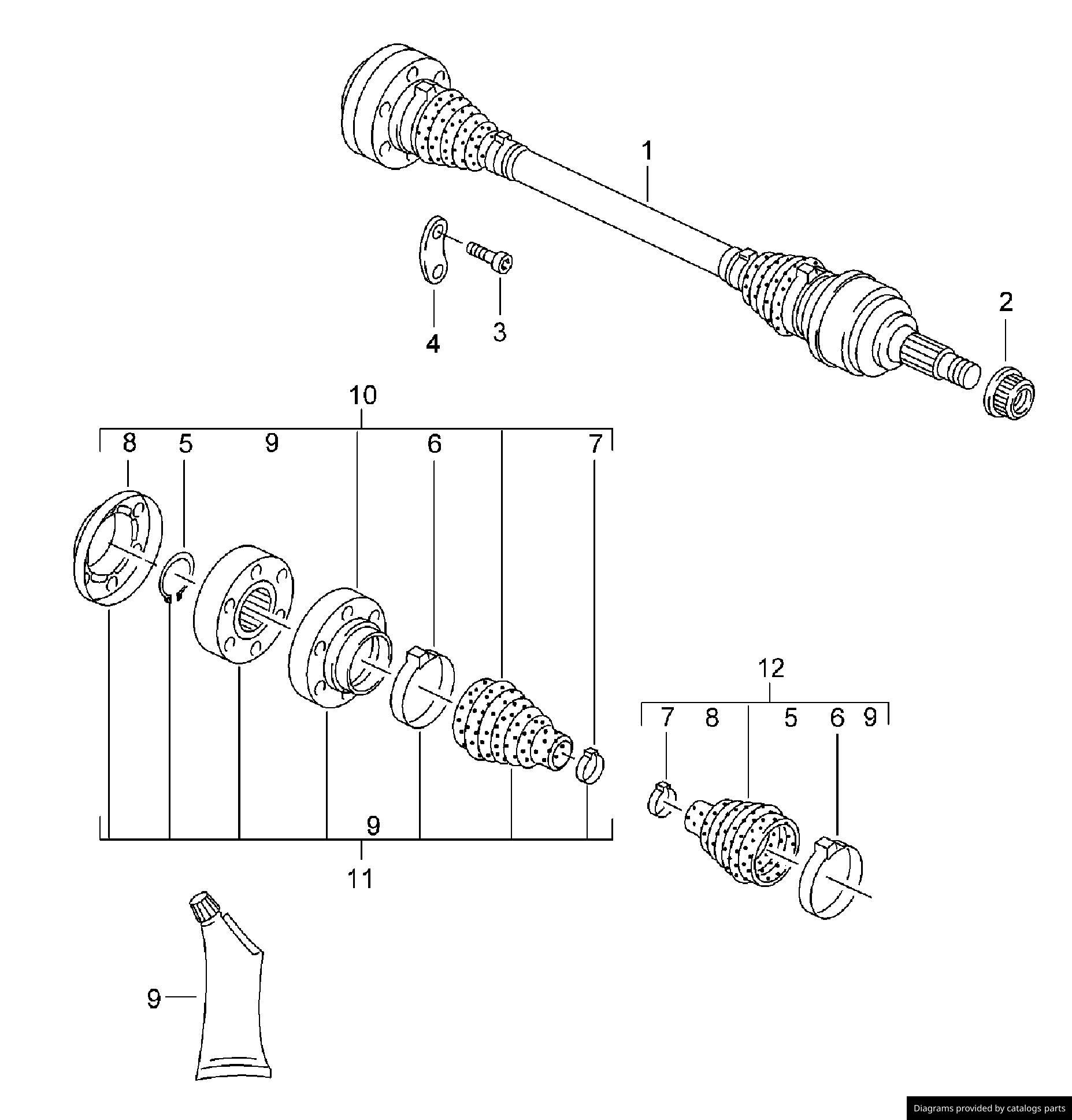 Car part diagram
