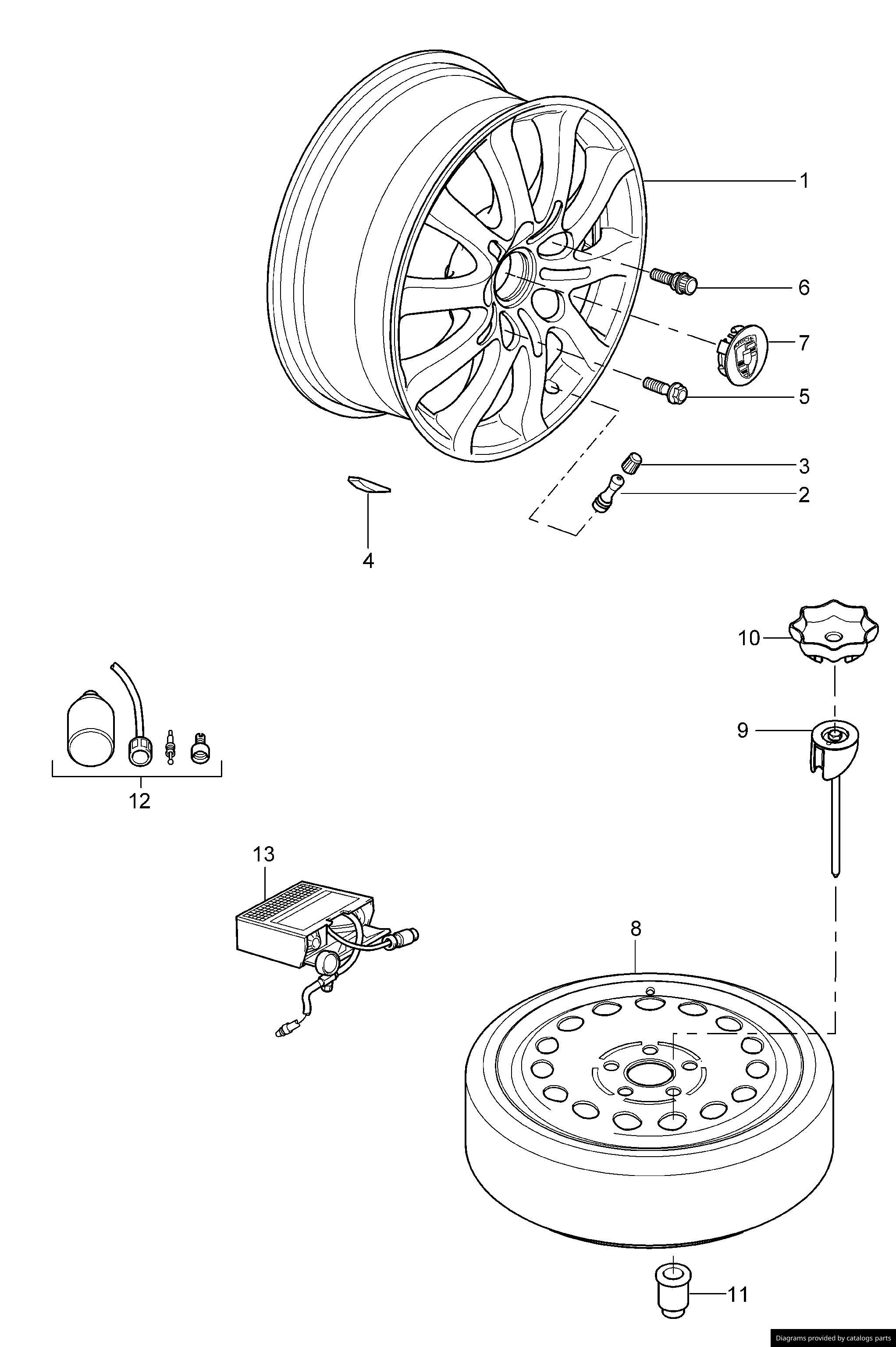 Car part diagram