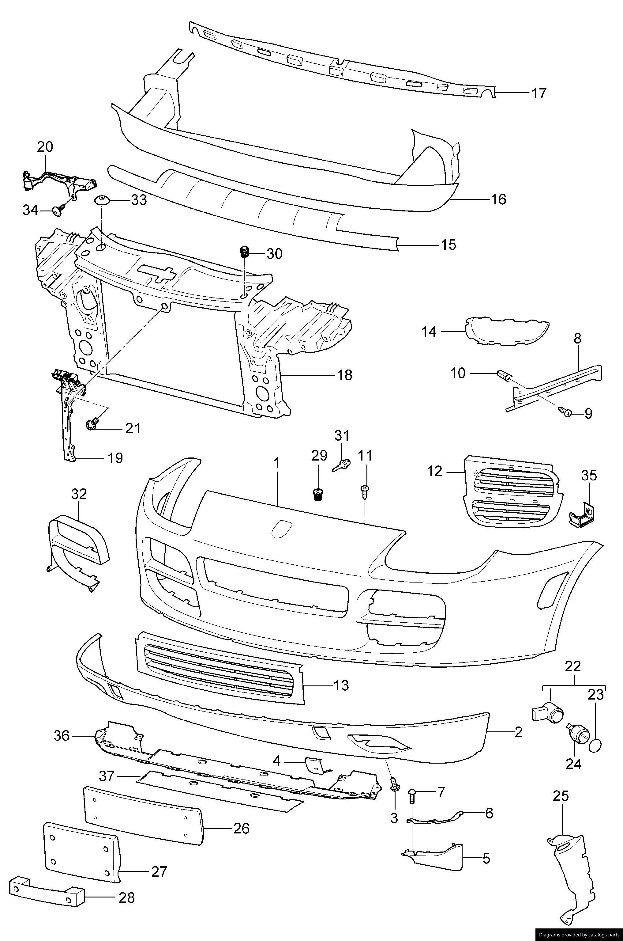 Car part diagram