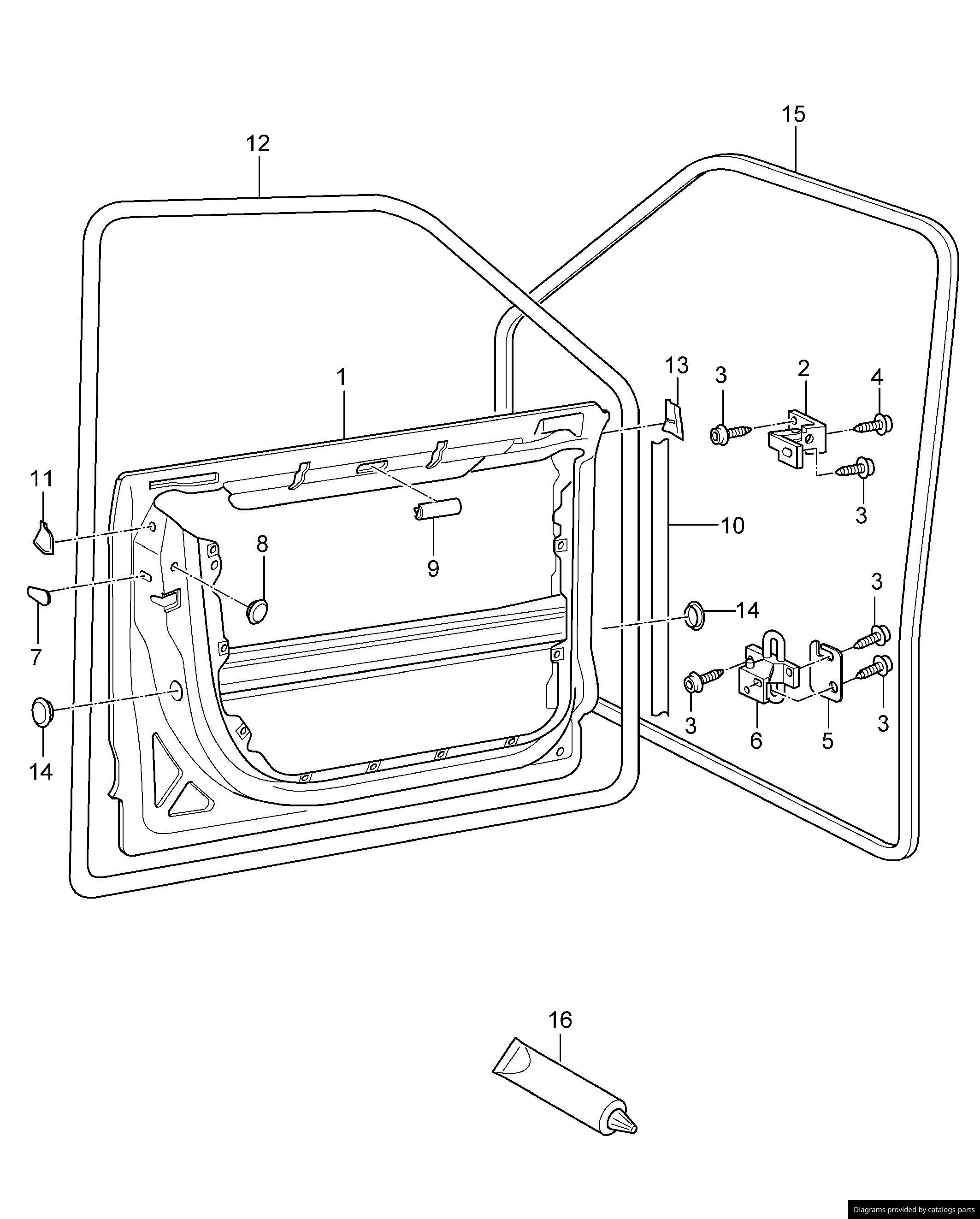 Car part diagram