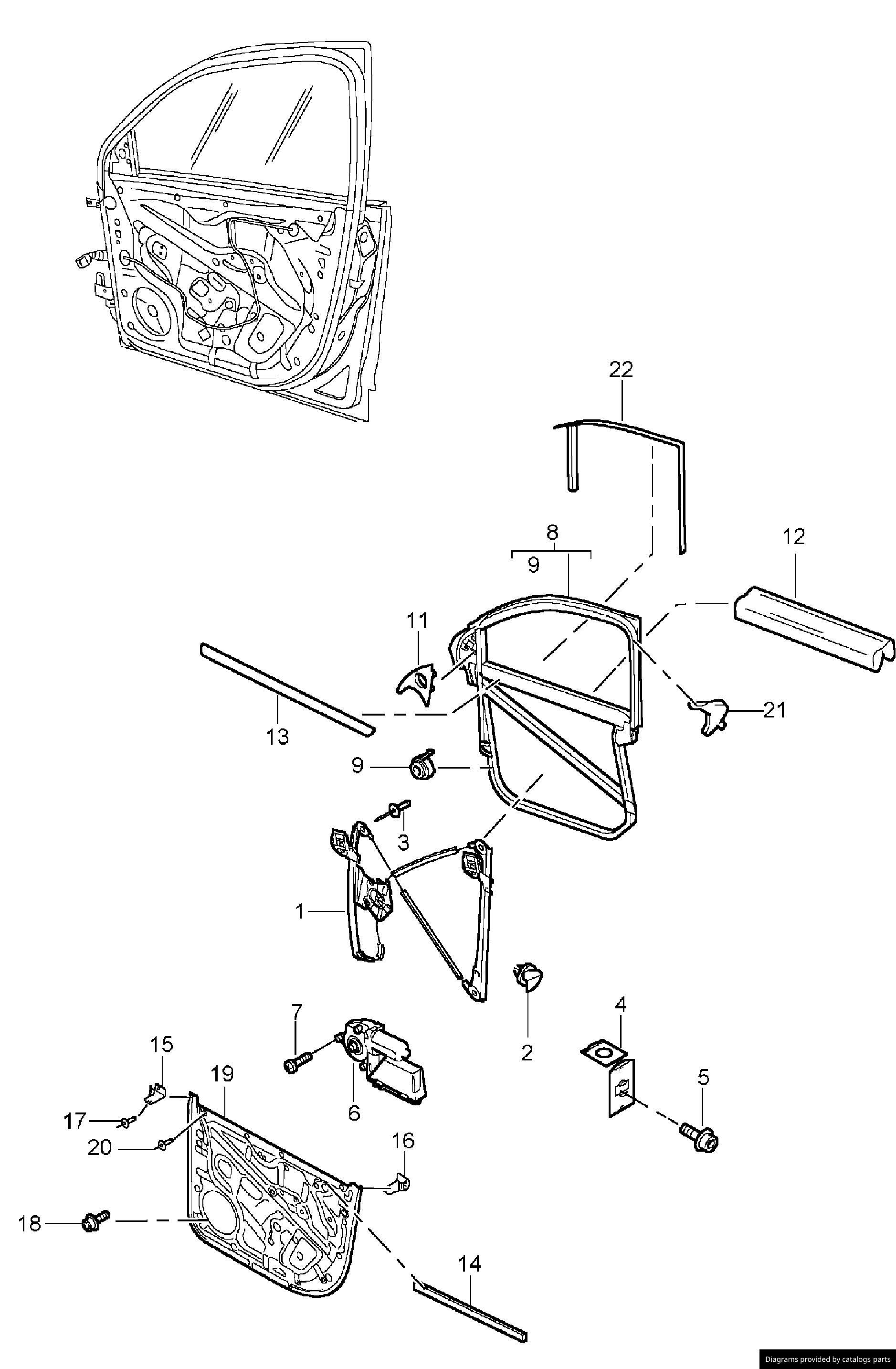 Car part diagram