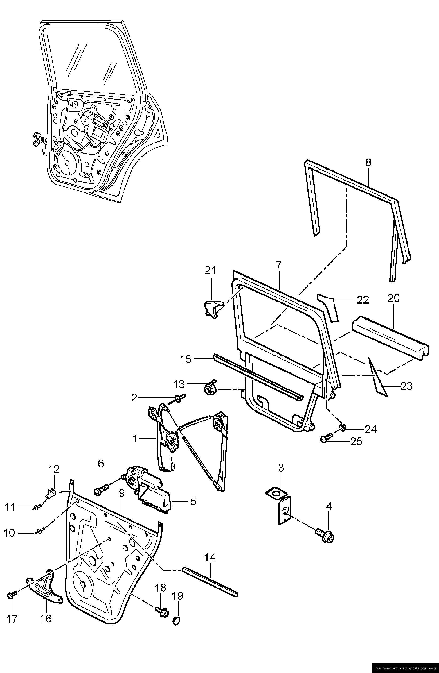 Car part diagram