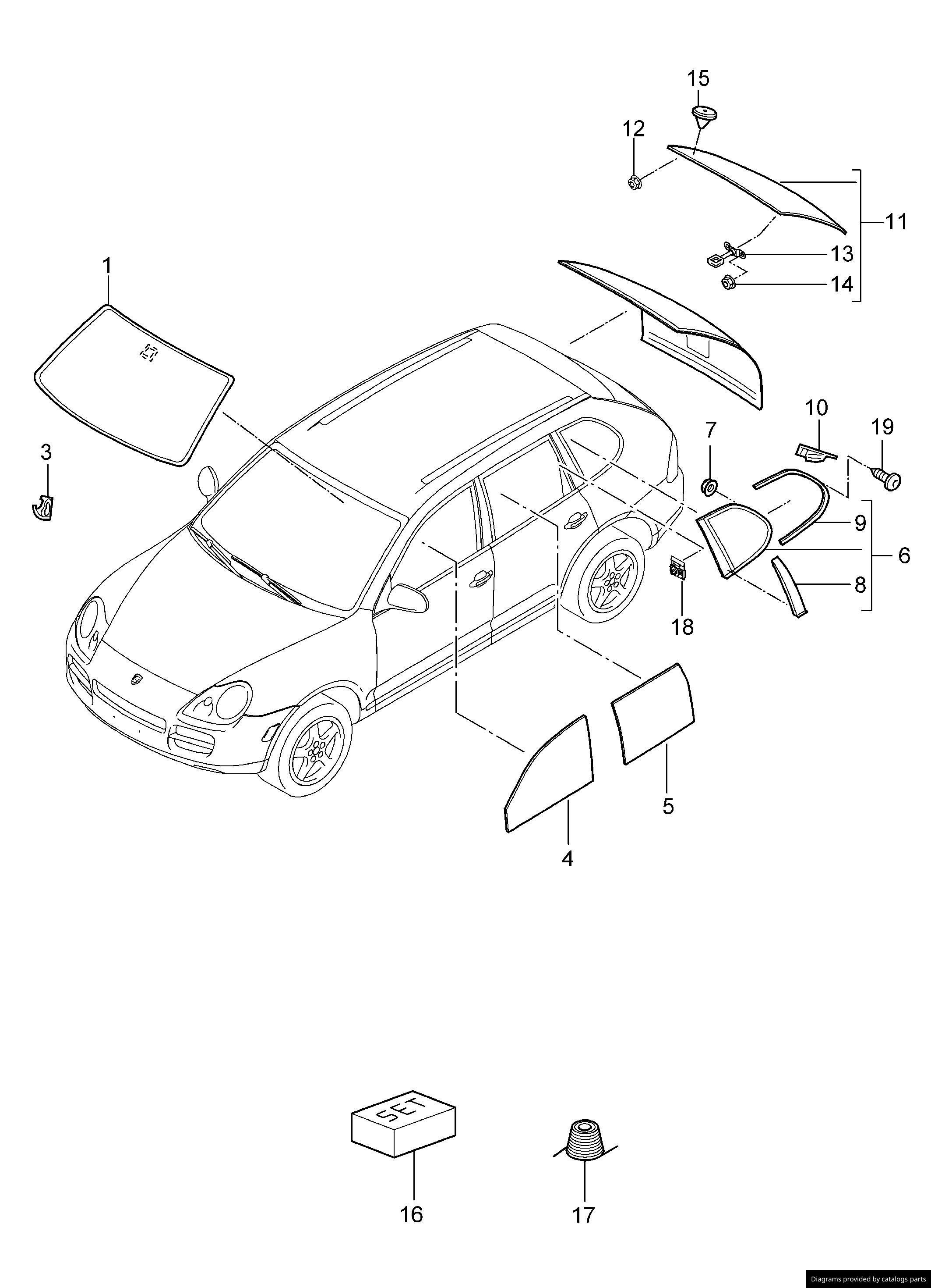 Car part diagram