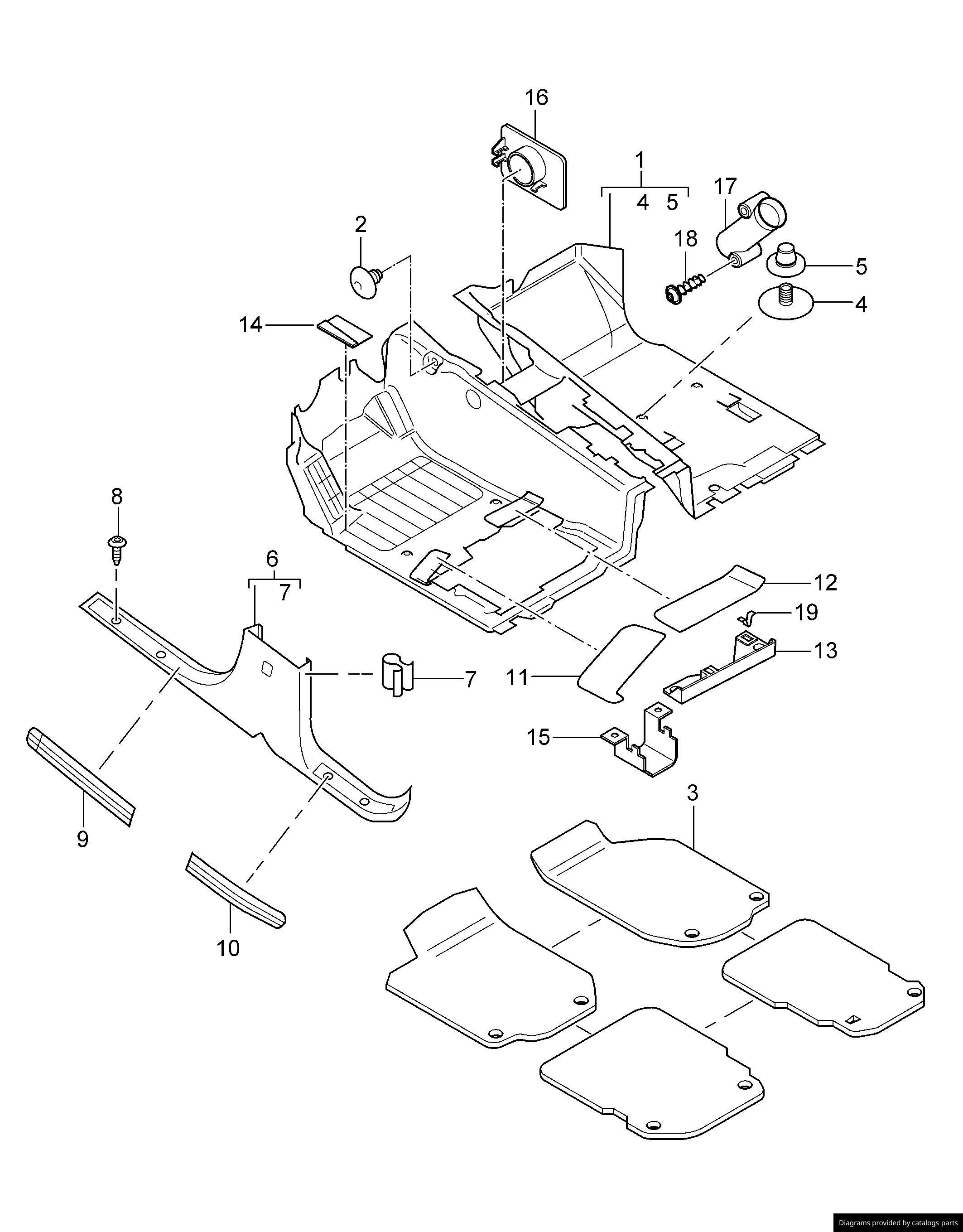 Car part diagram