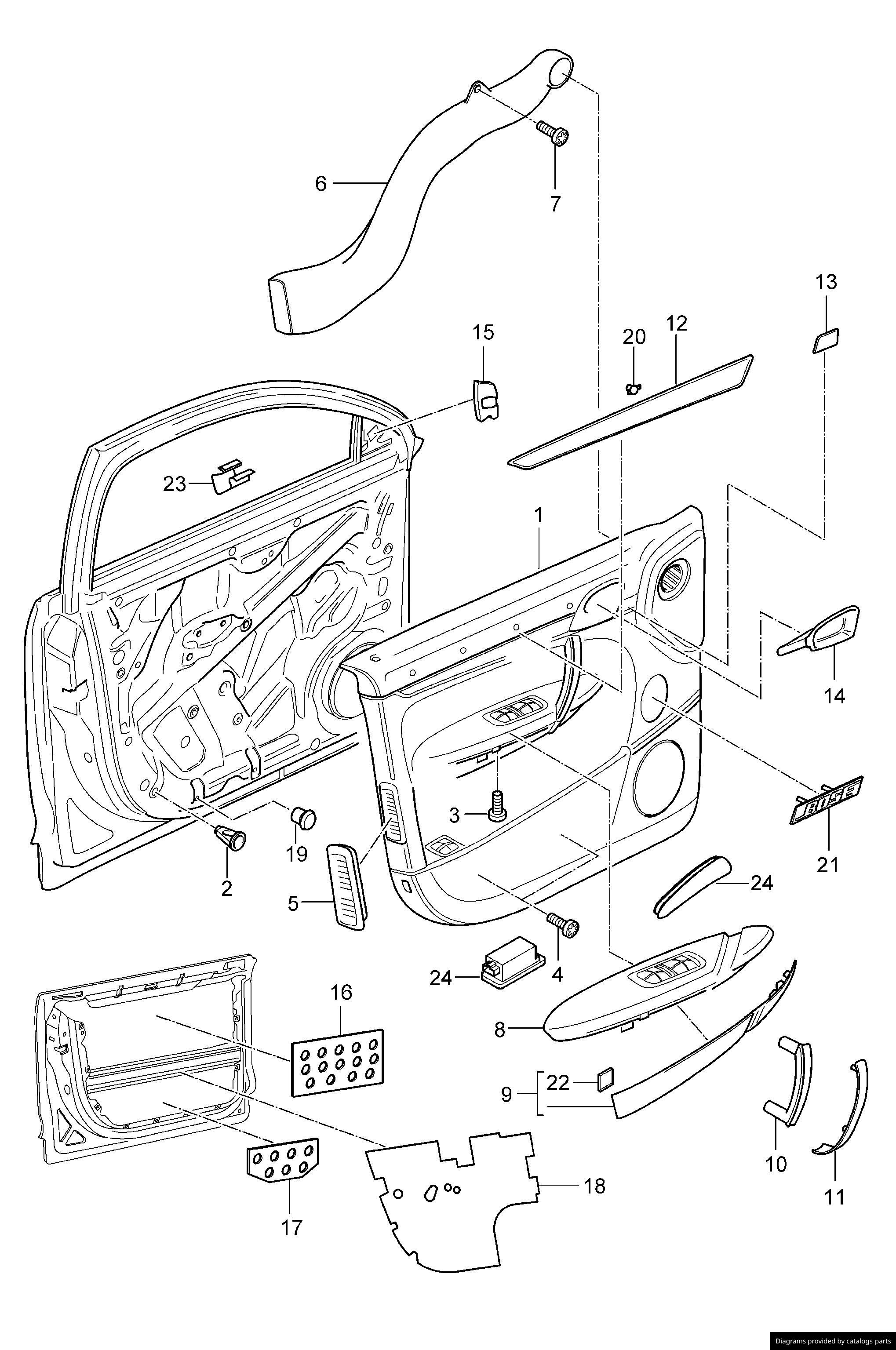 Car part diagram