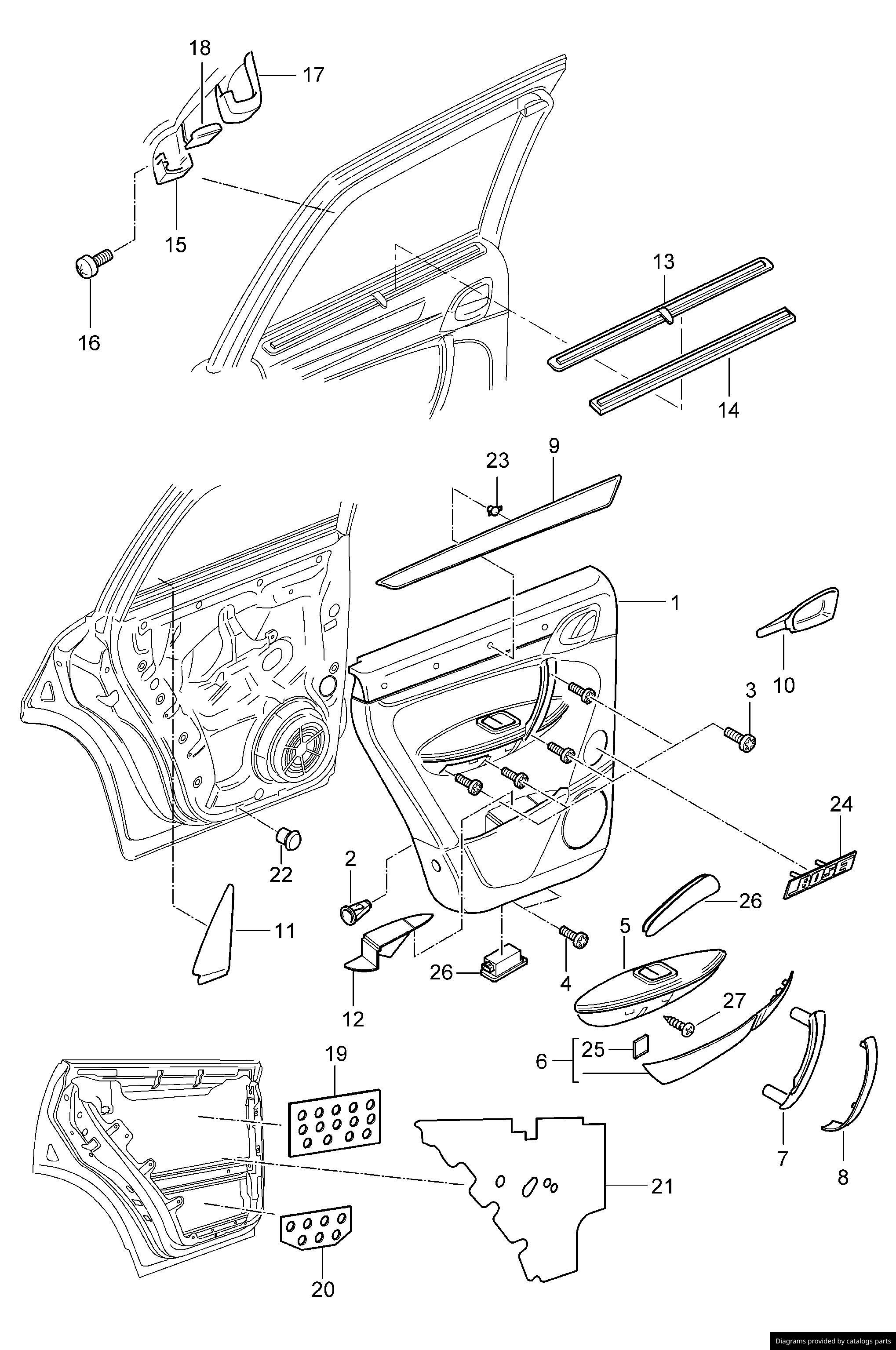 Car part diagram