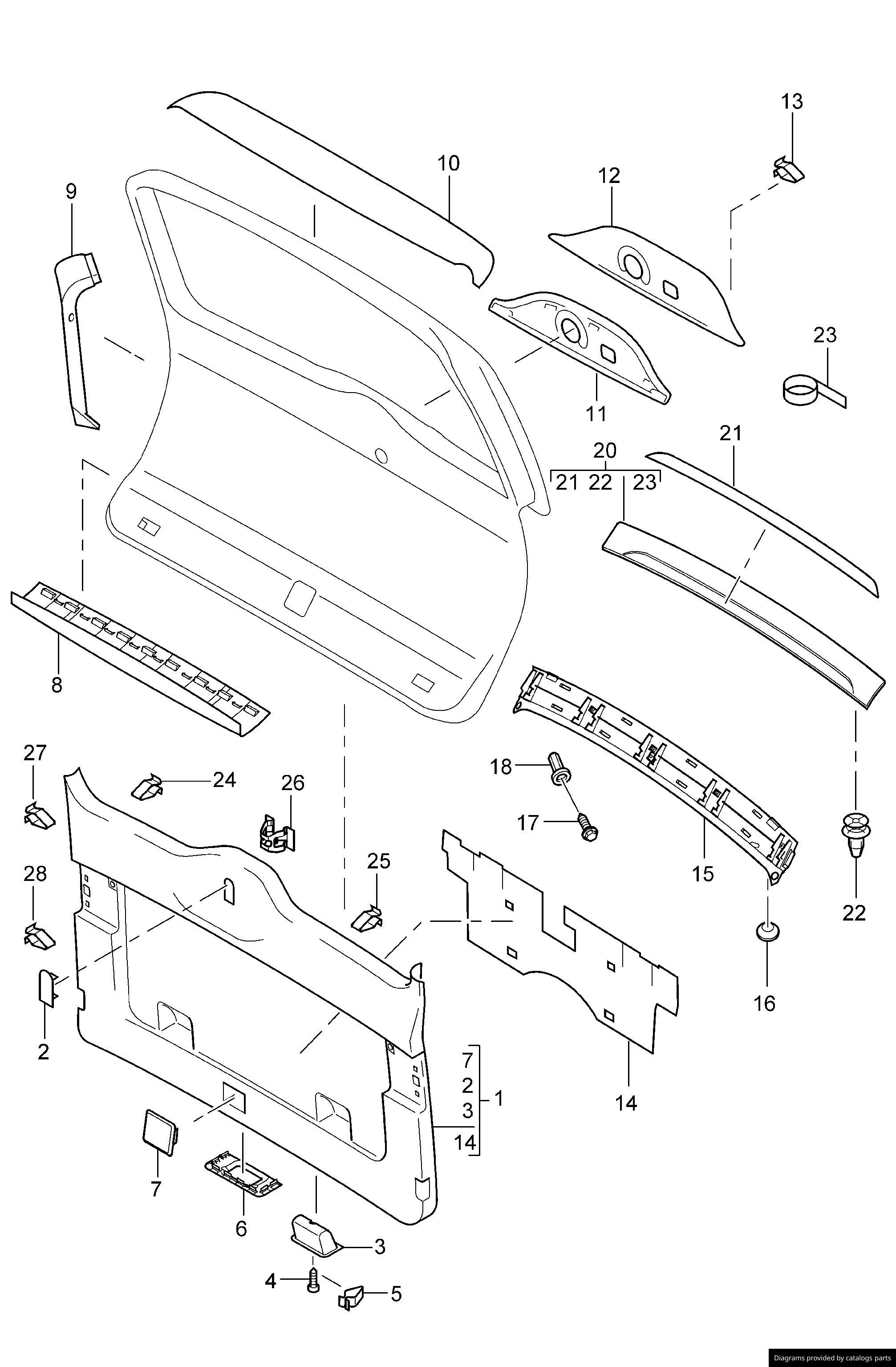 Car part diagram
