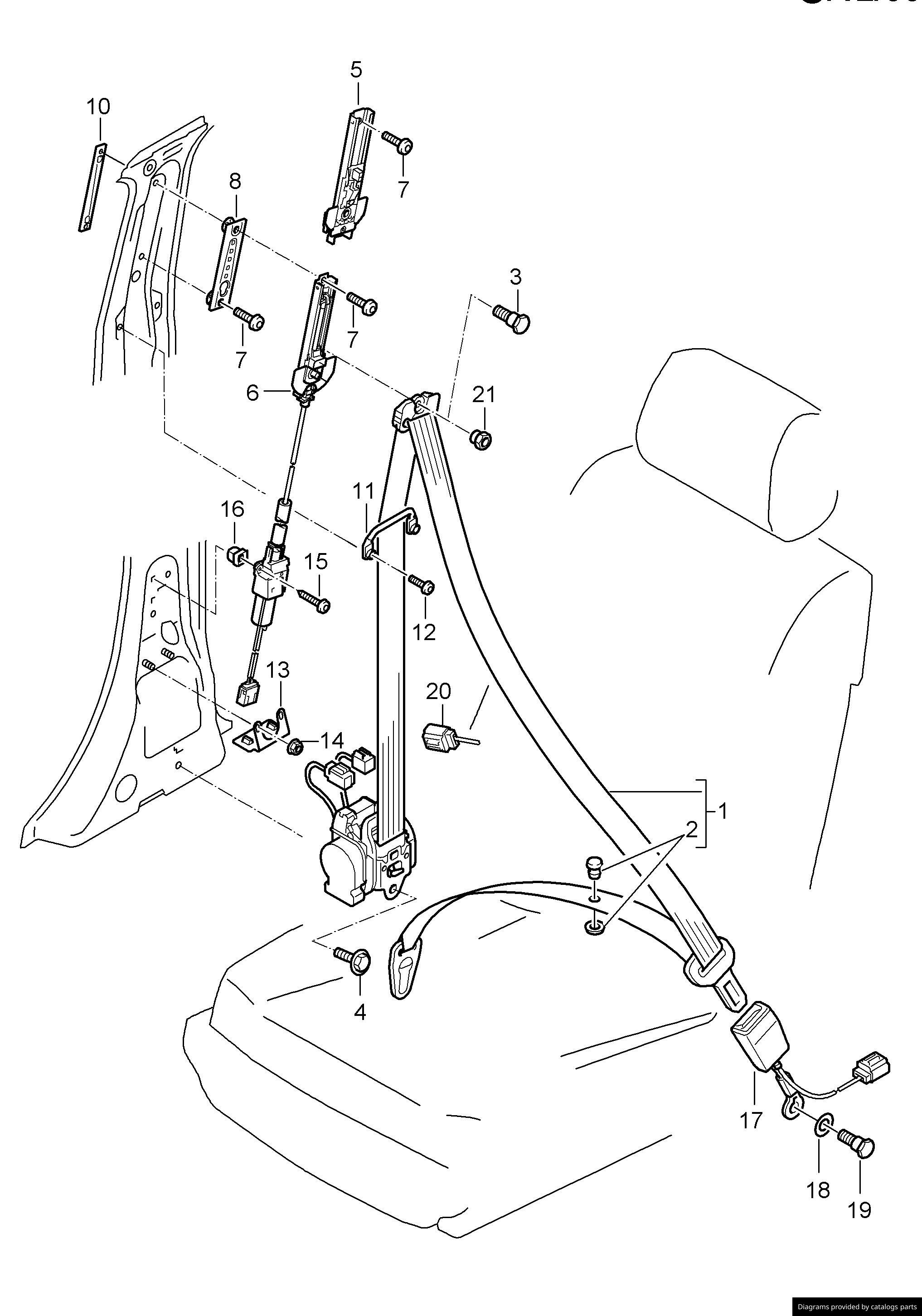Car part diagram