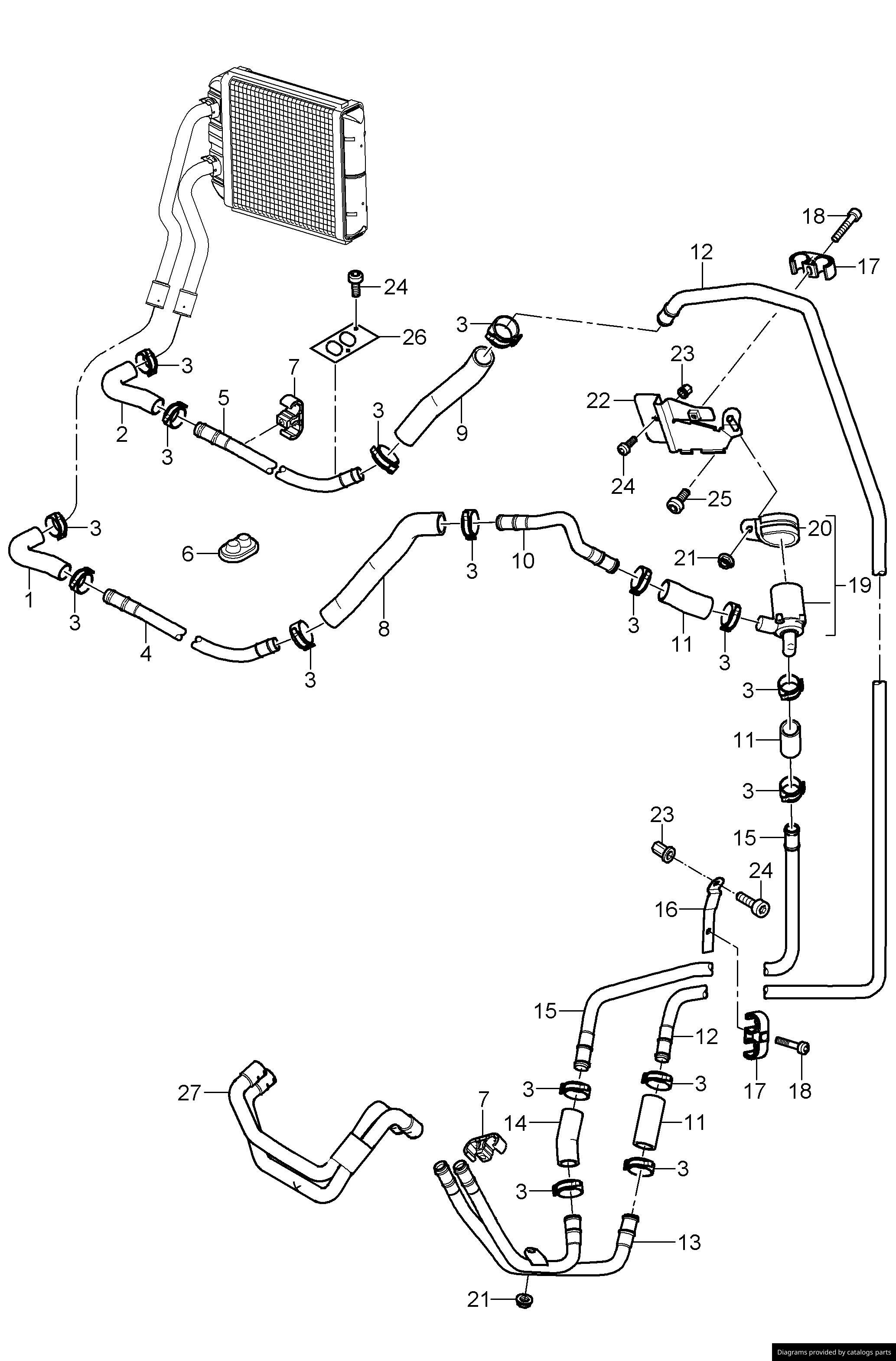 Car part diagram