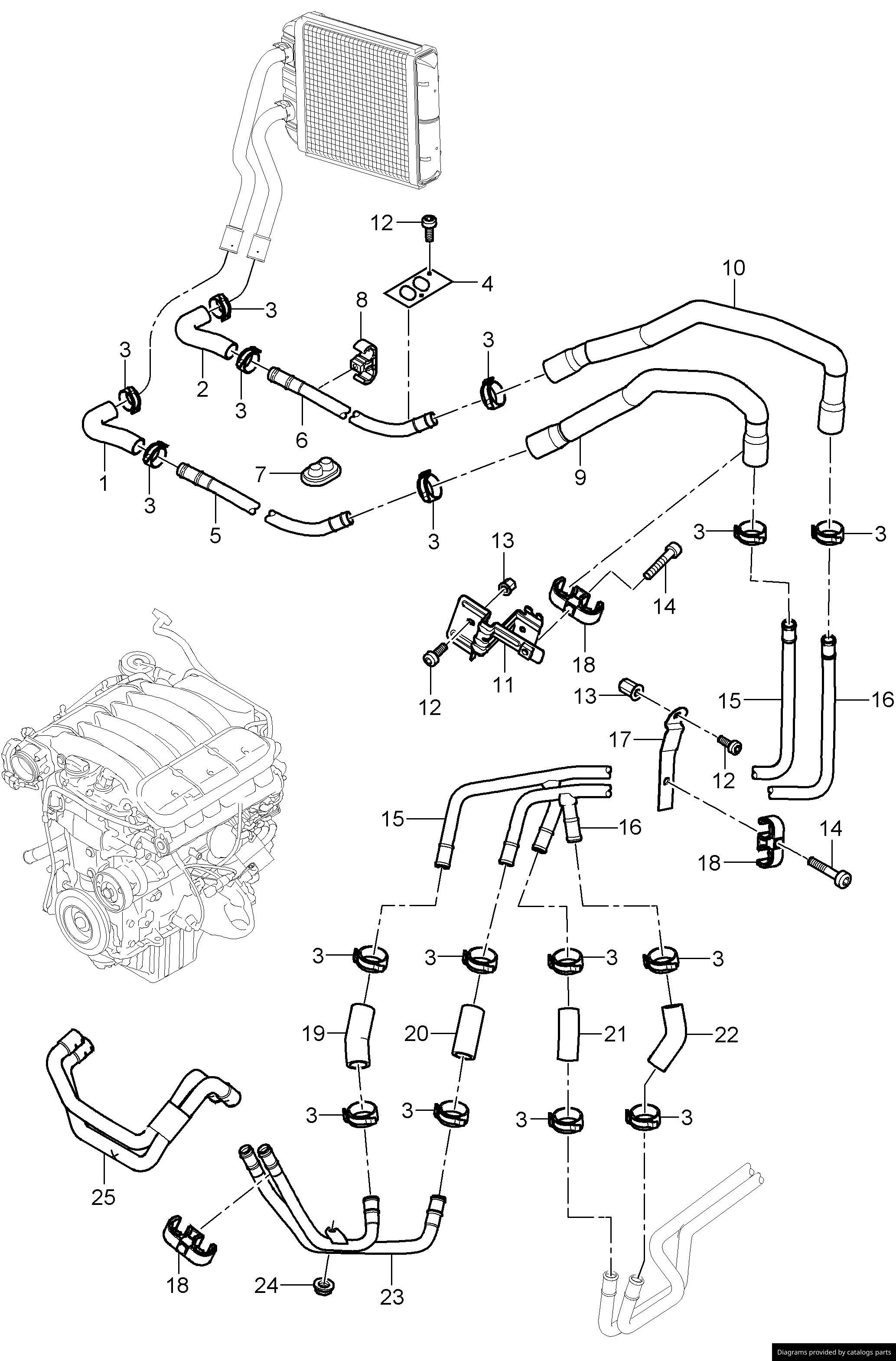 Car part diagram