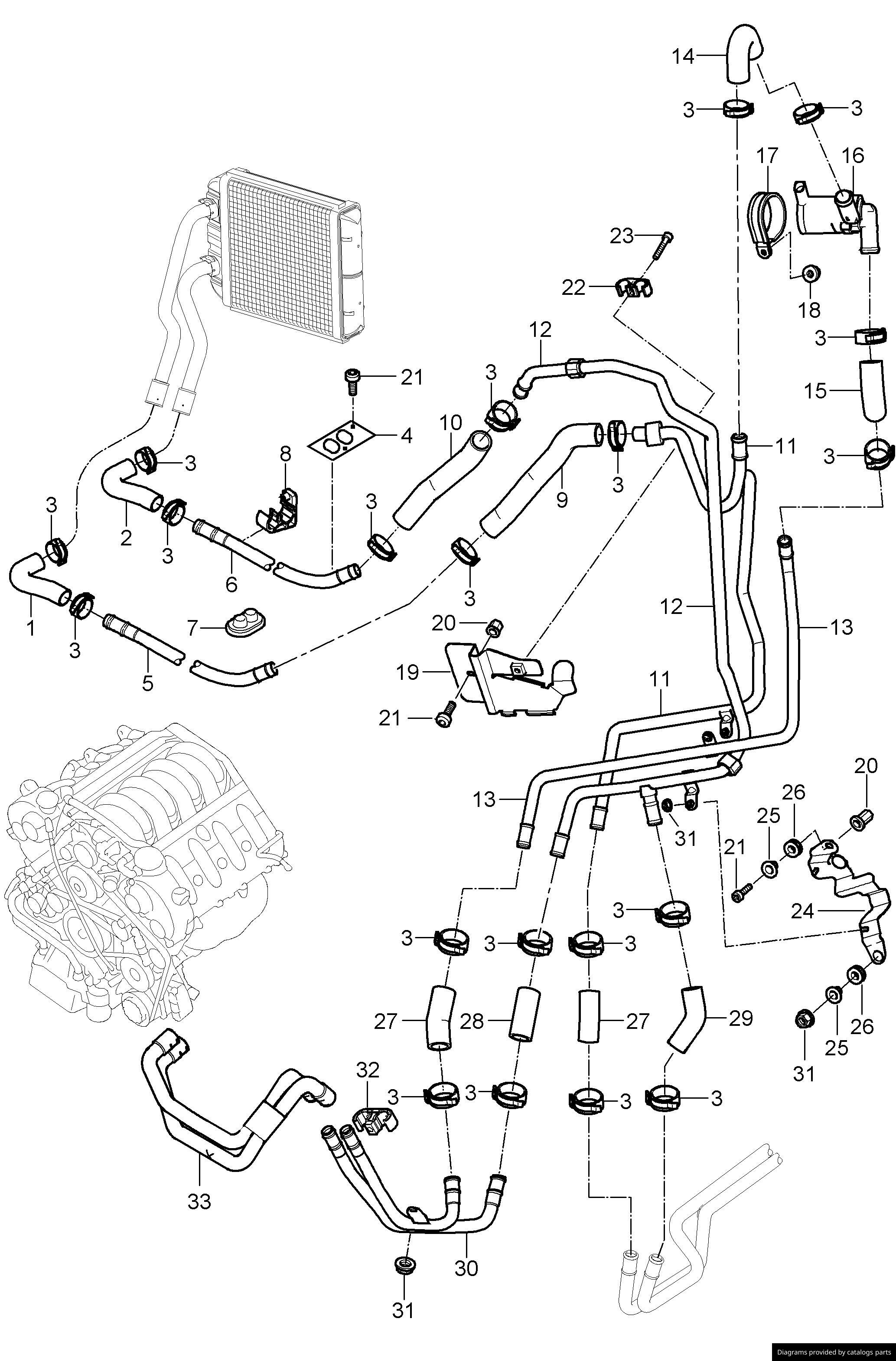Car part diagram