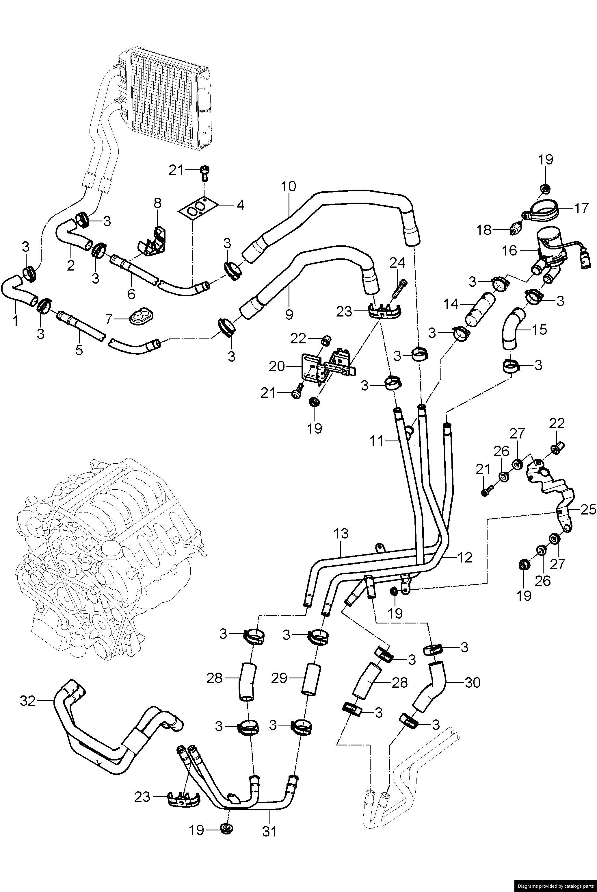 Car part diagram