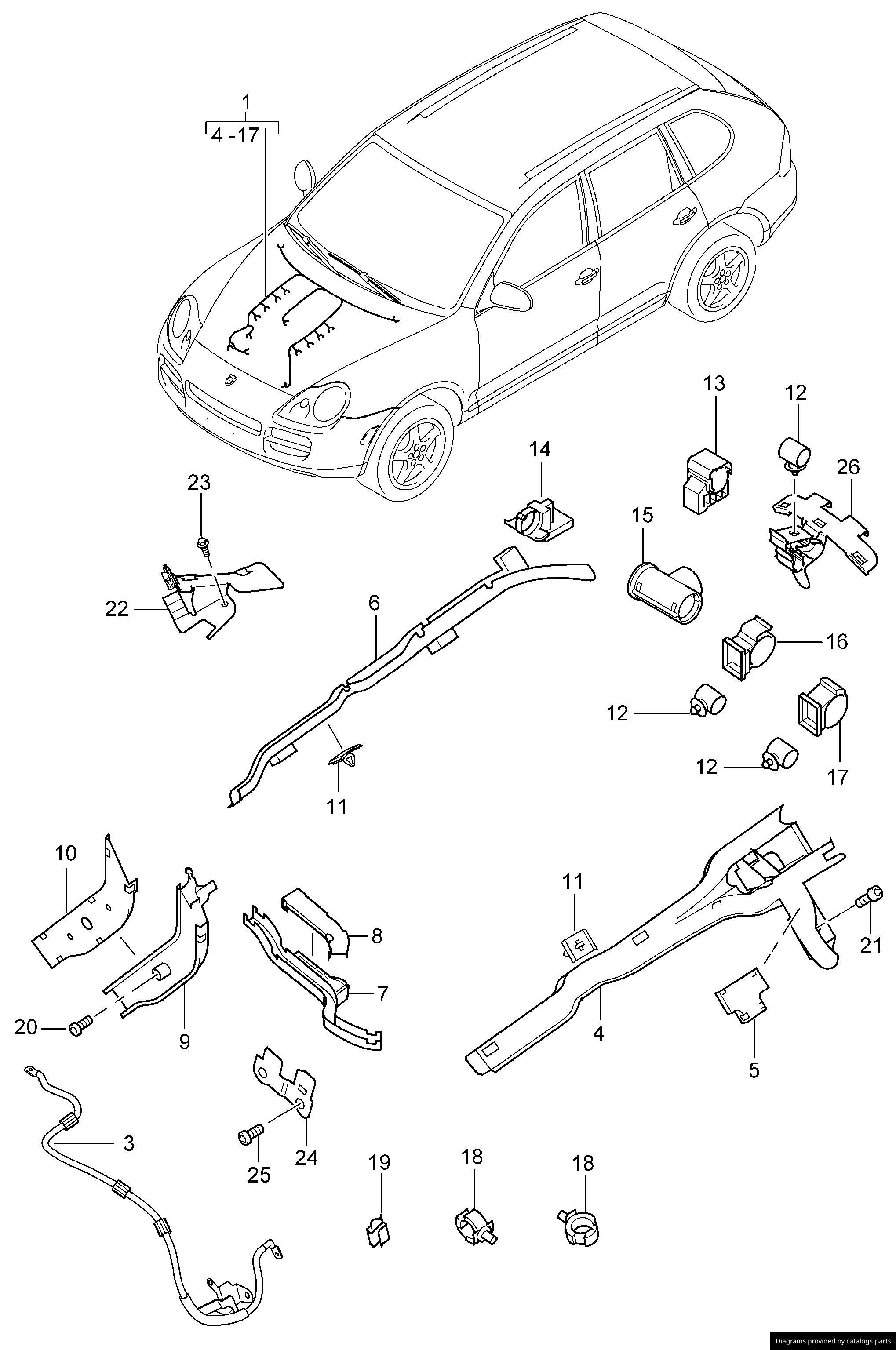 Car part diagram