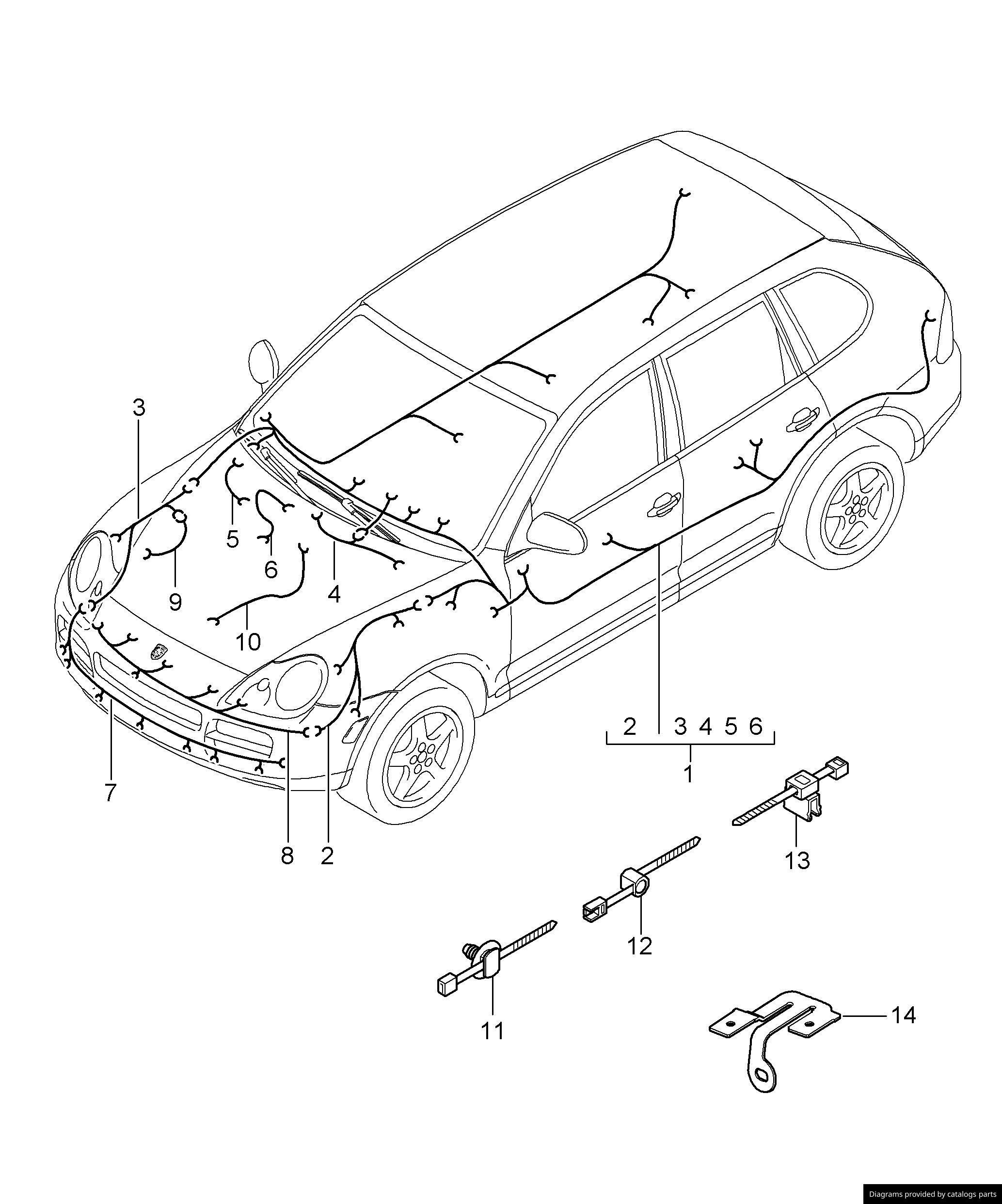 Car part diagram