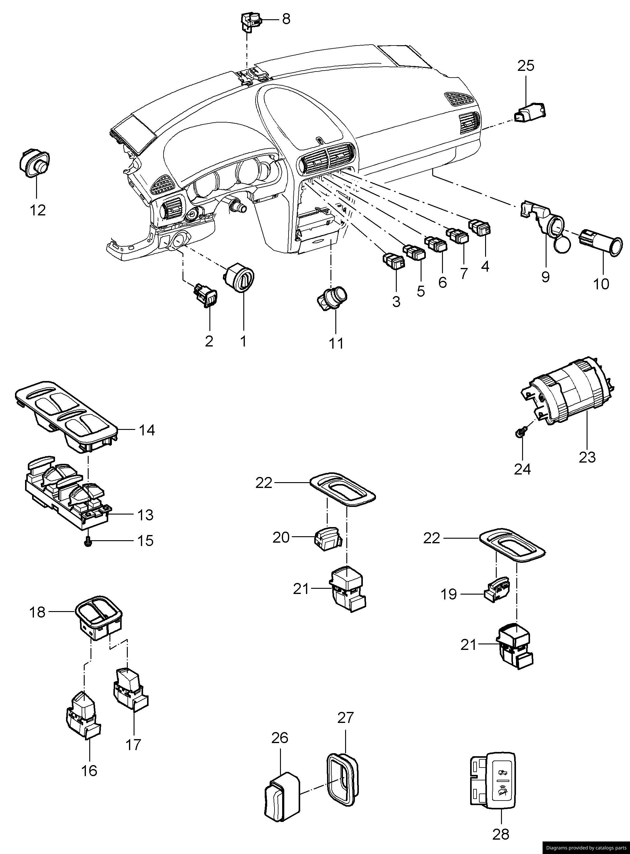 Car part diagram