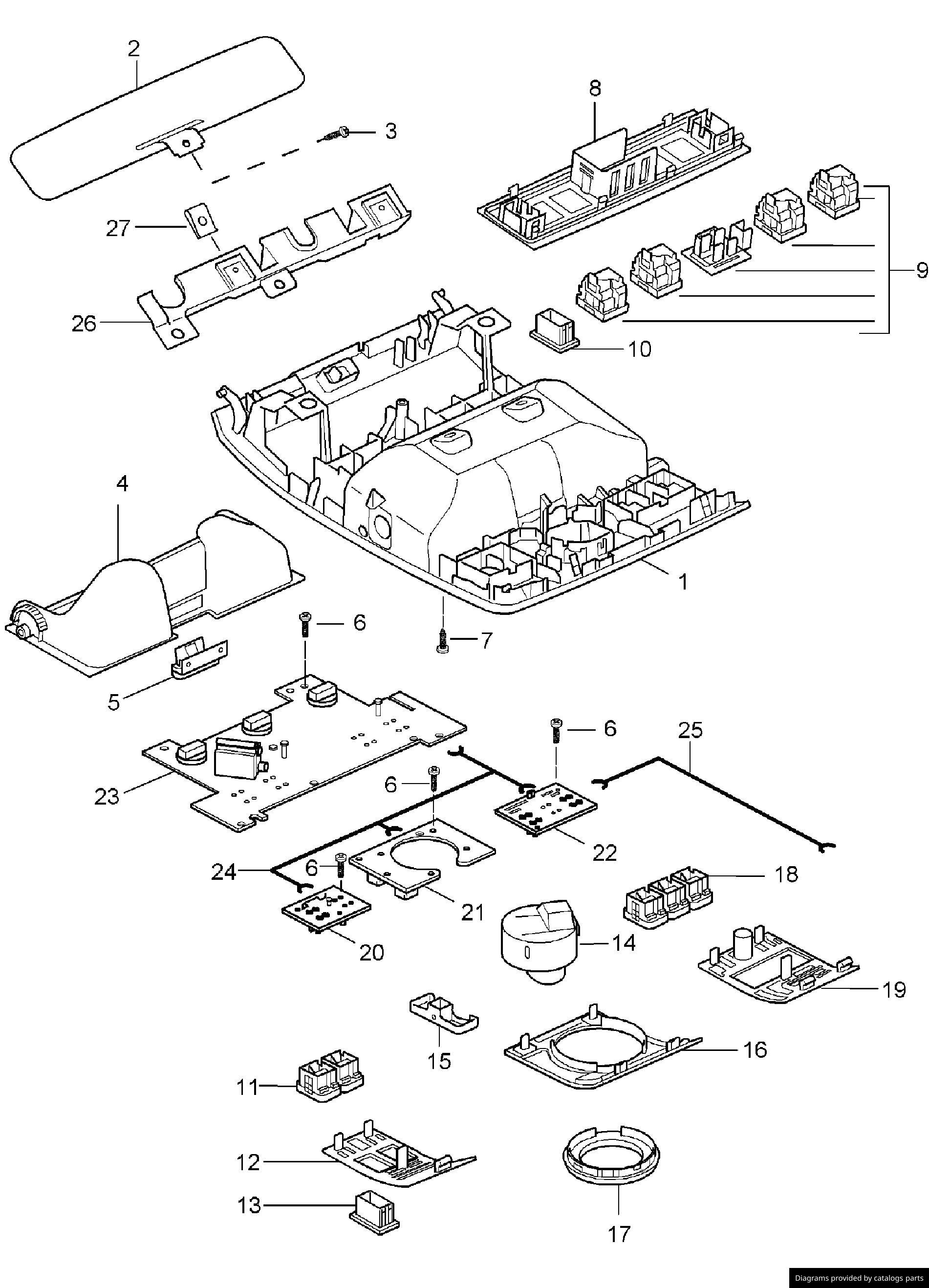 Car part diagram