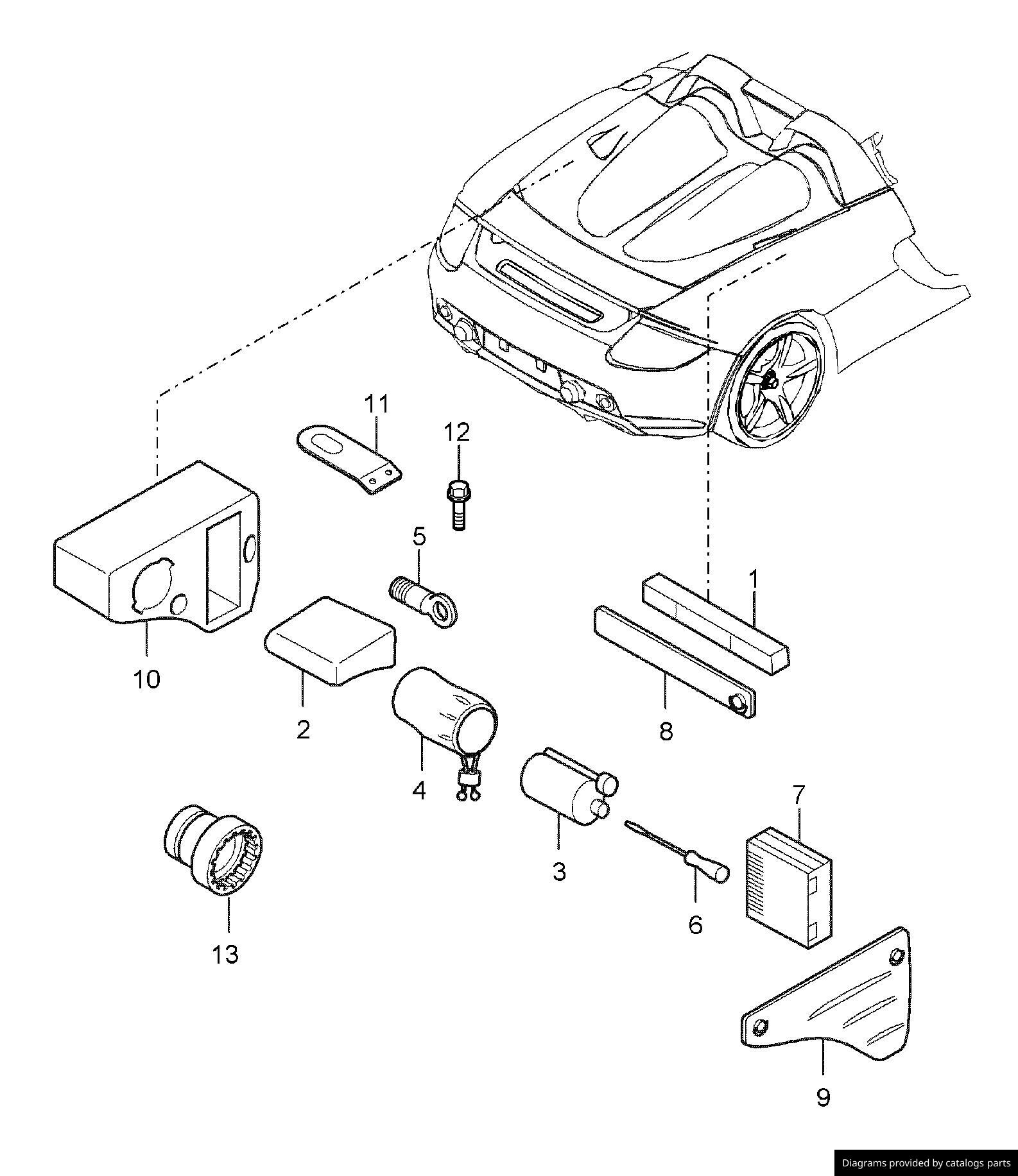 Car part diagram