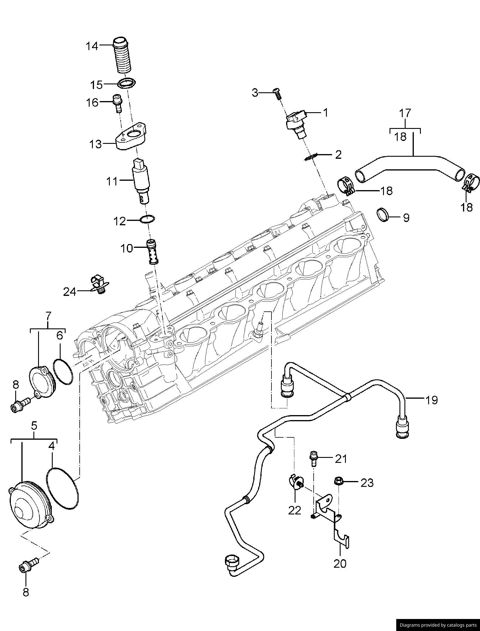 Car part diagram