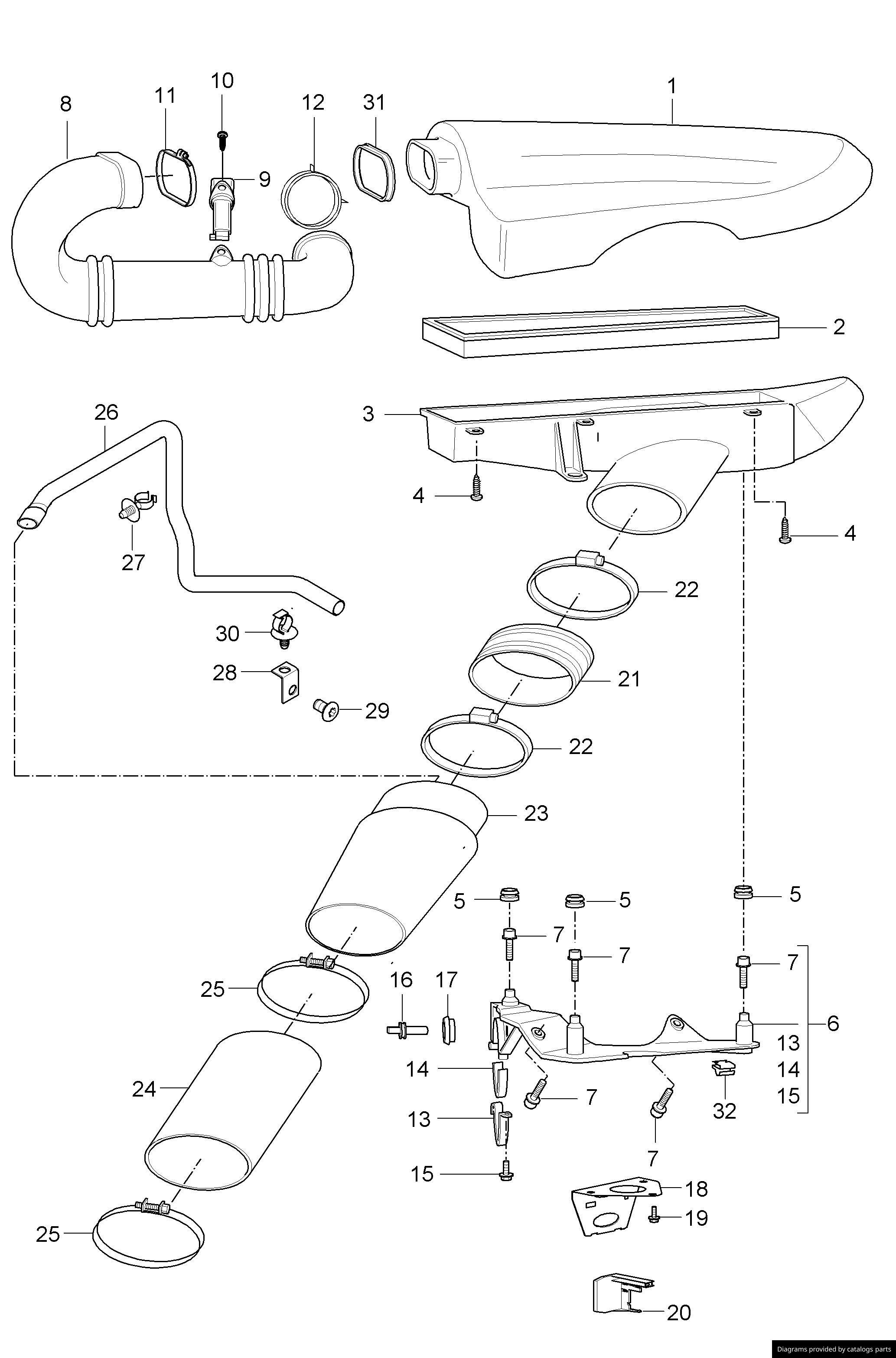 Car part diagram