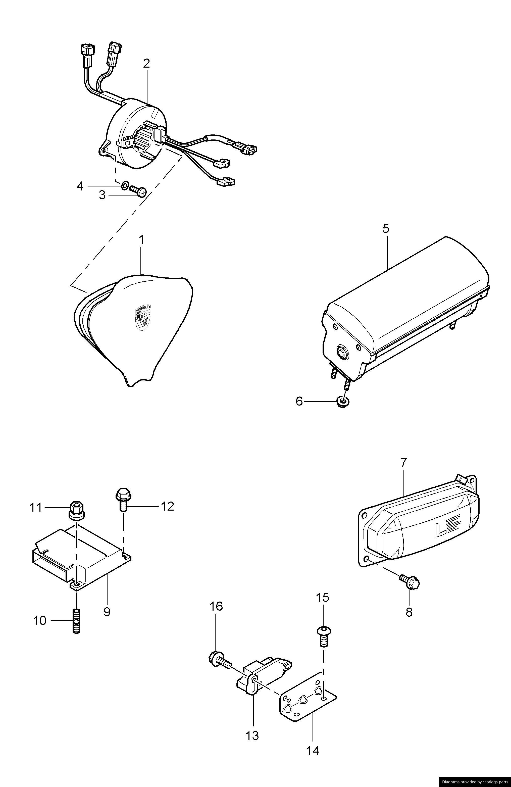 Car part diagram