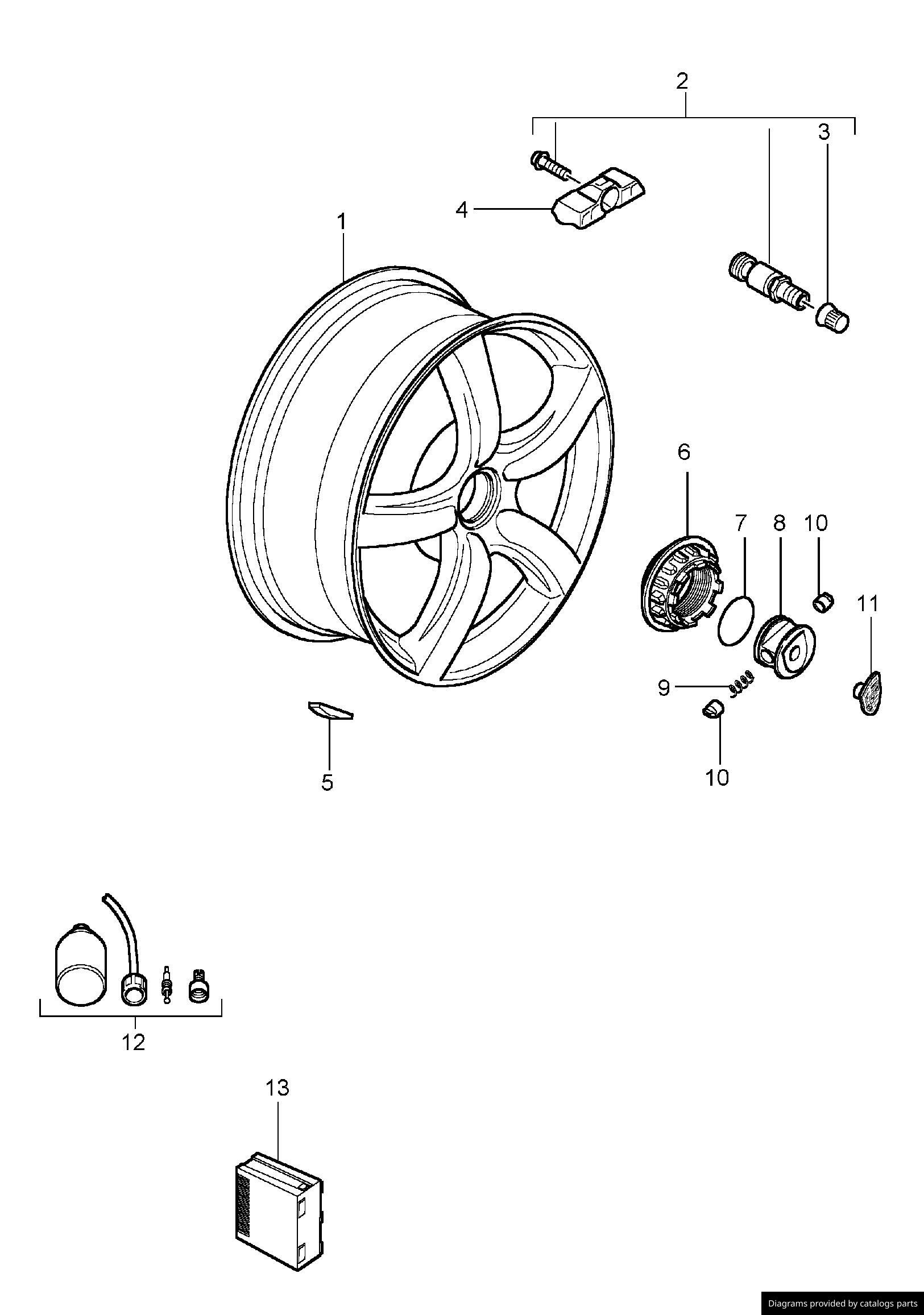 Car part diagram