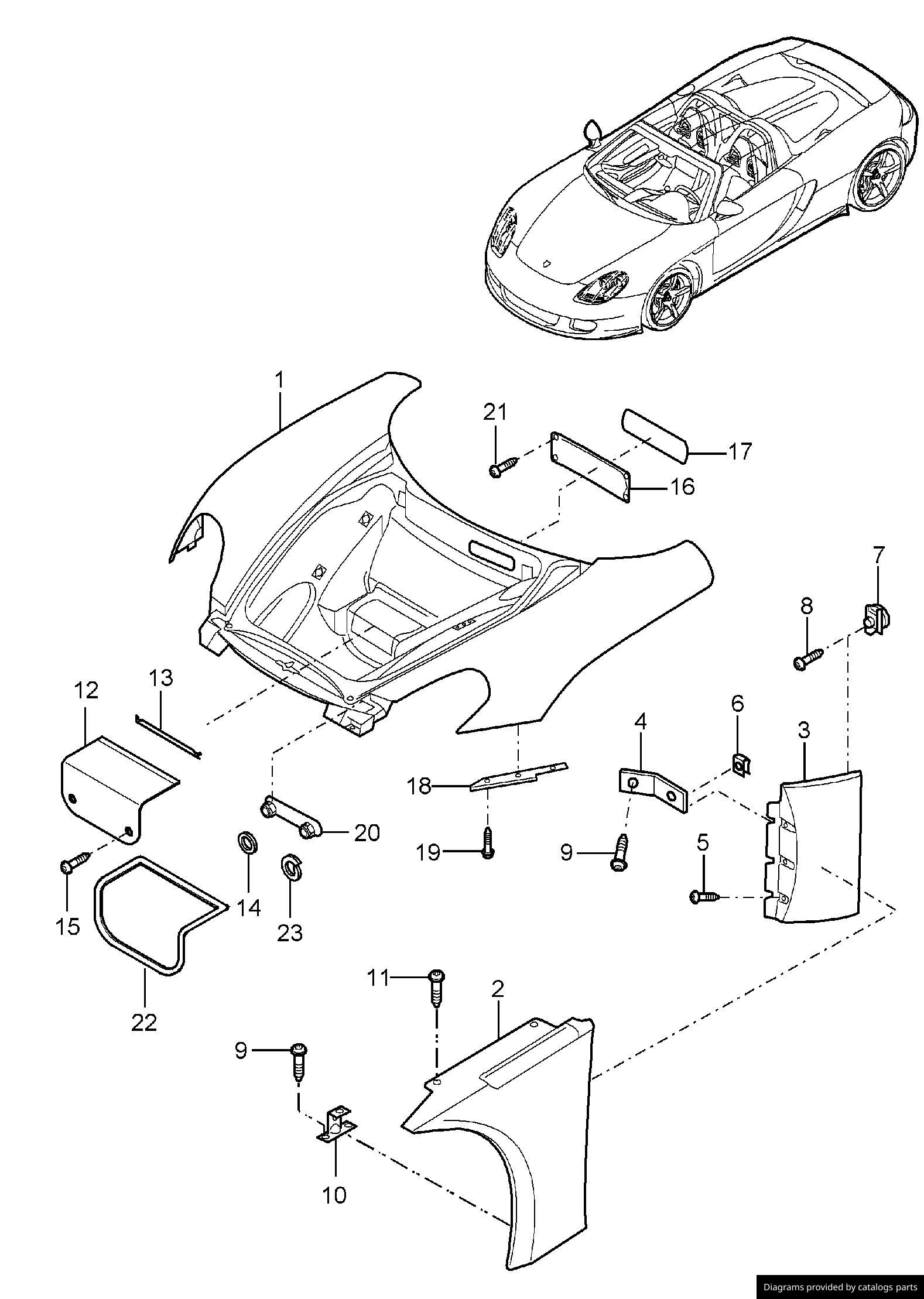 Car part diagram
