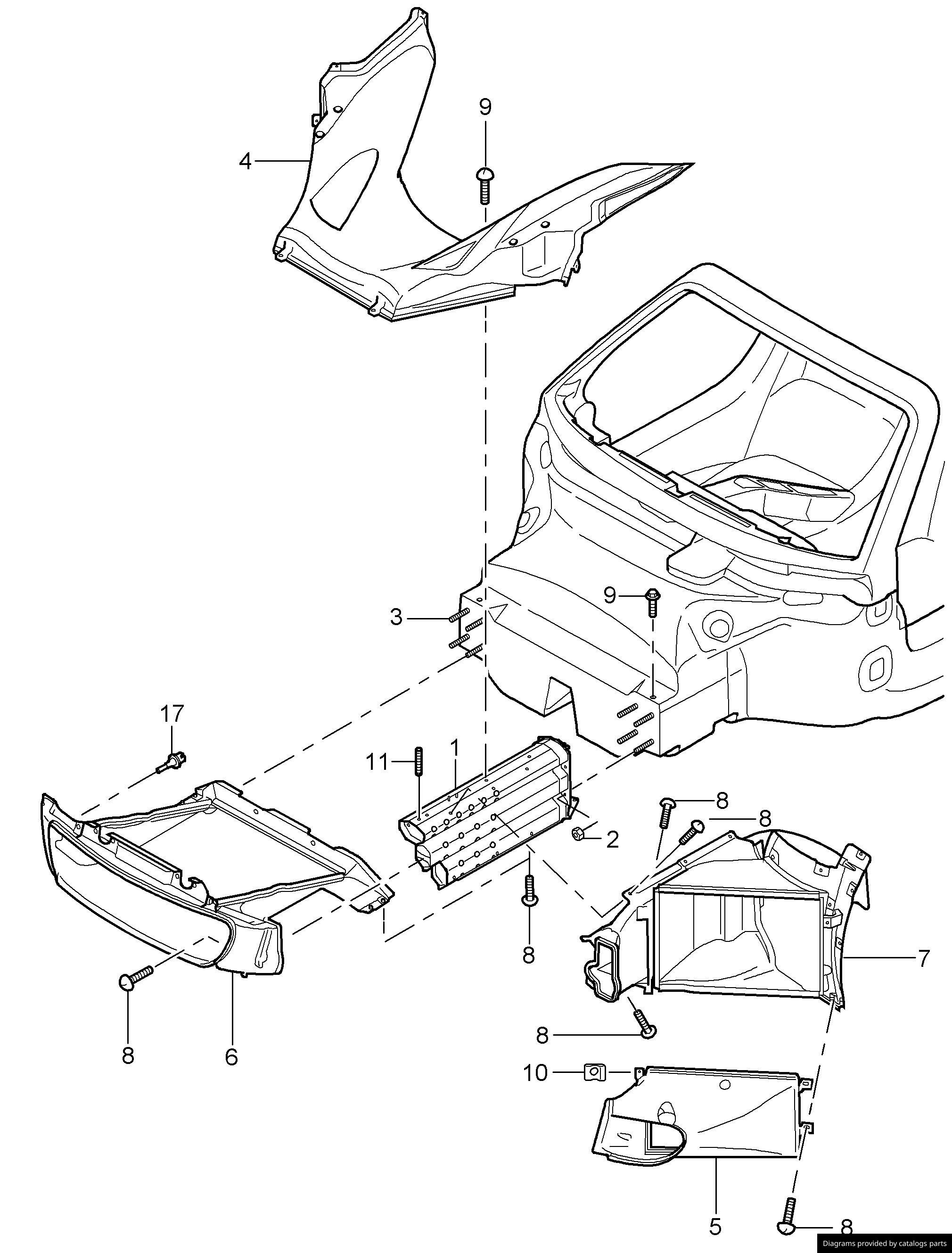 Car part diagram