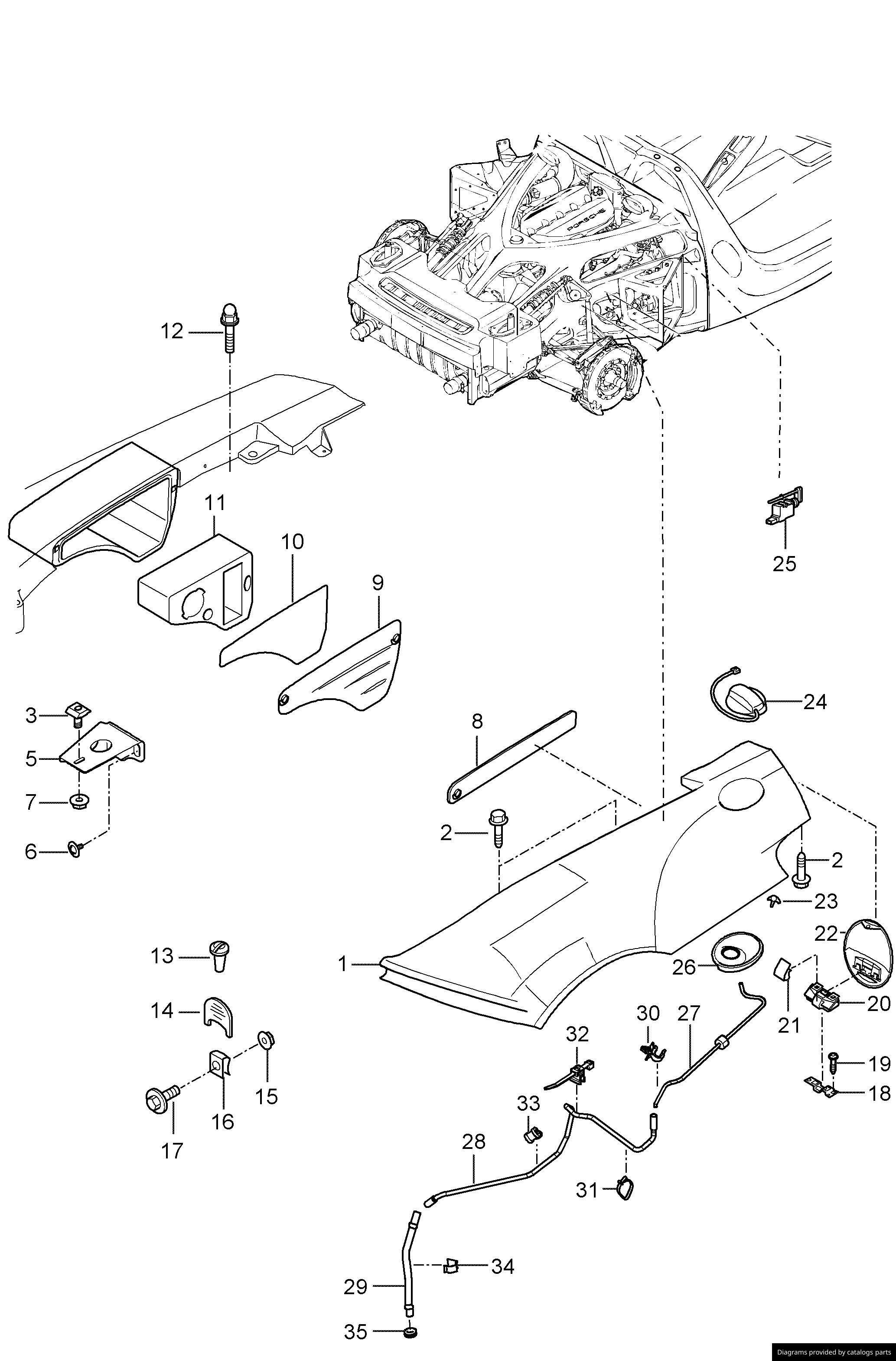 Car part diagram