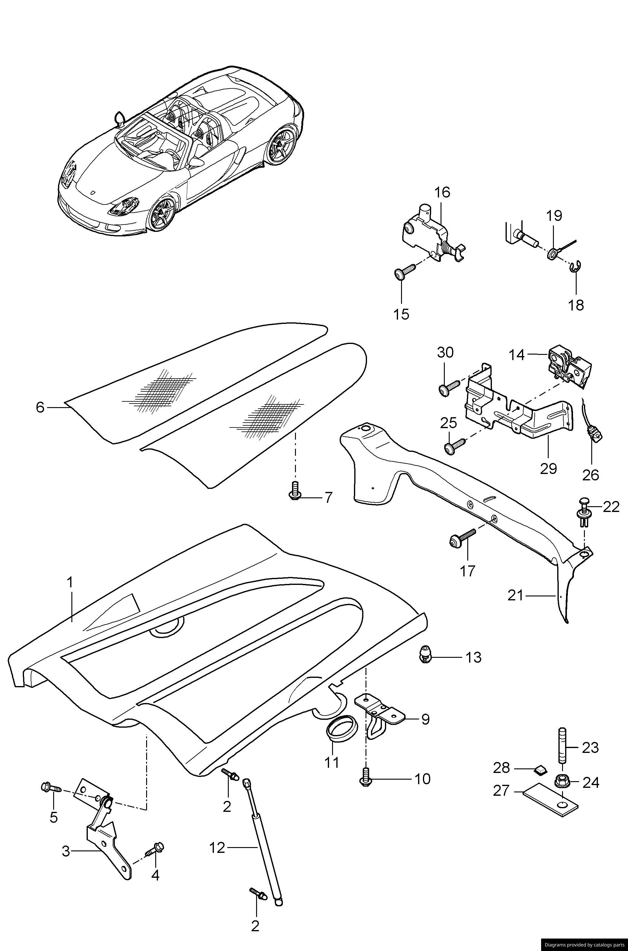 Car part diagram