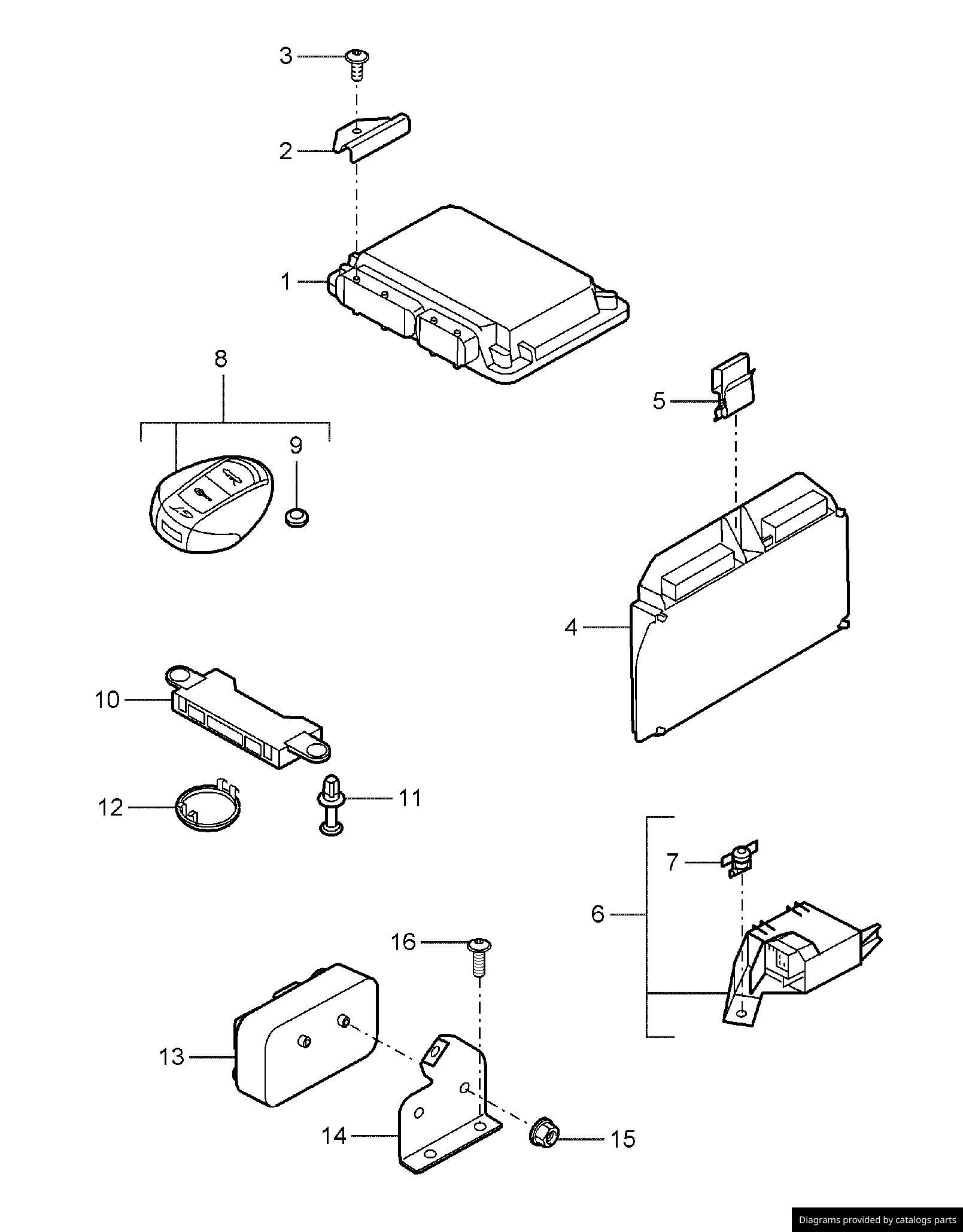 Car part diagram