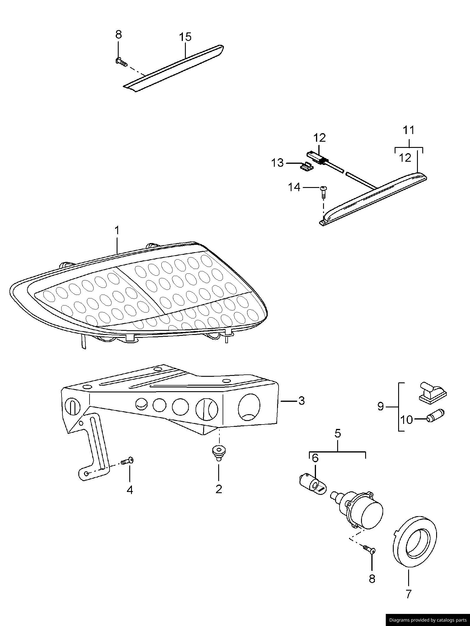 Car part diagram