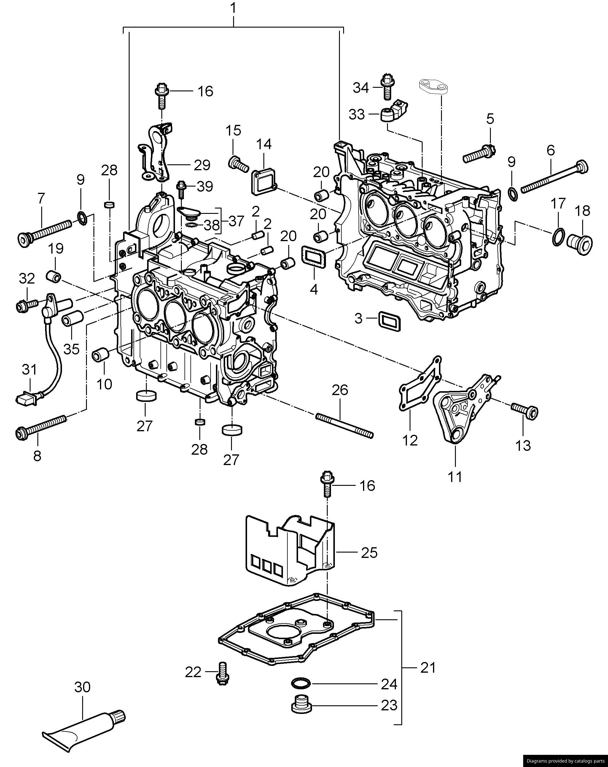 Car part diagram