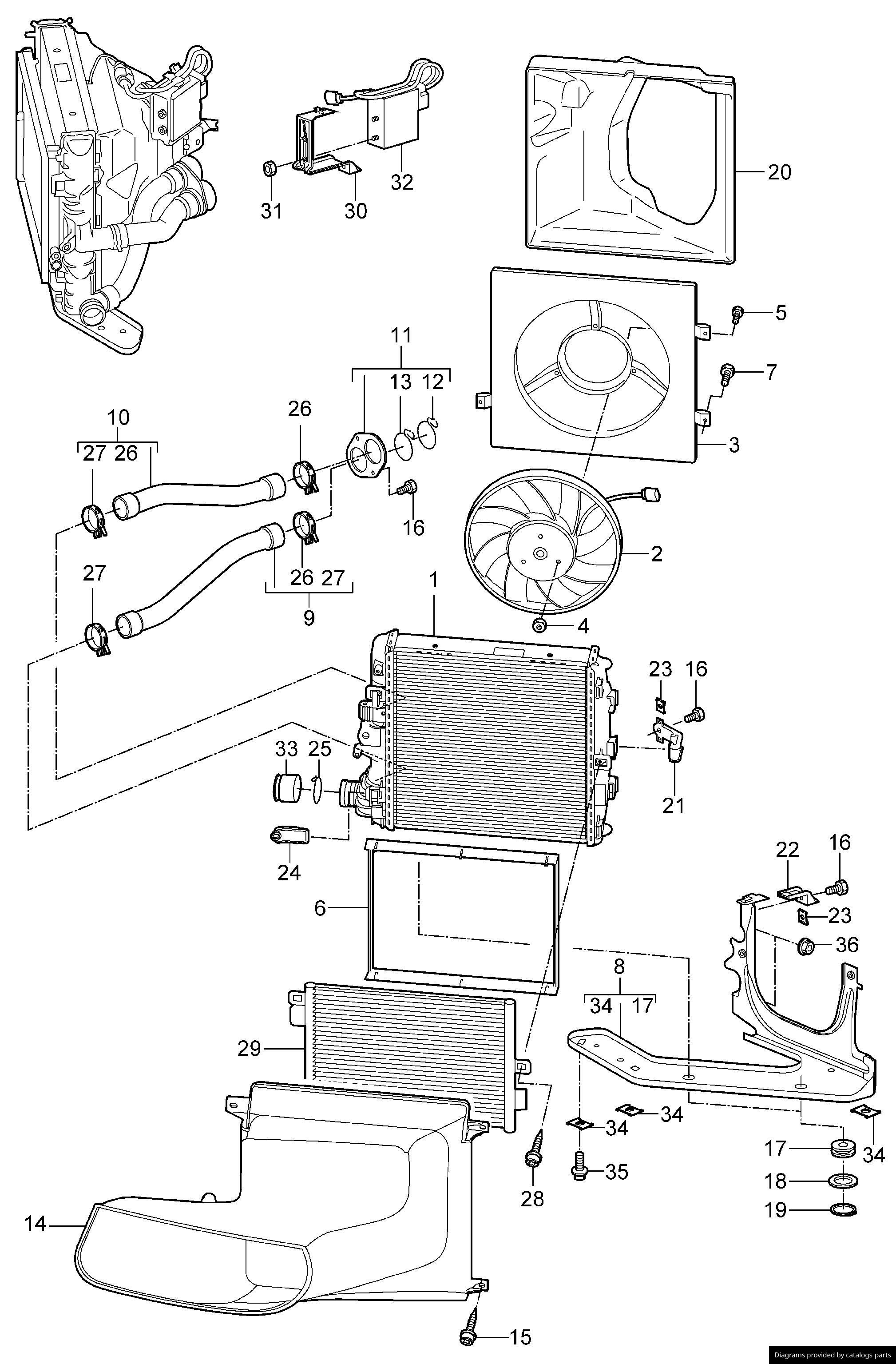 Car part diagram