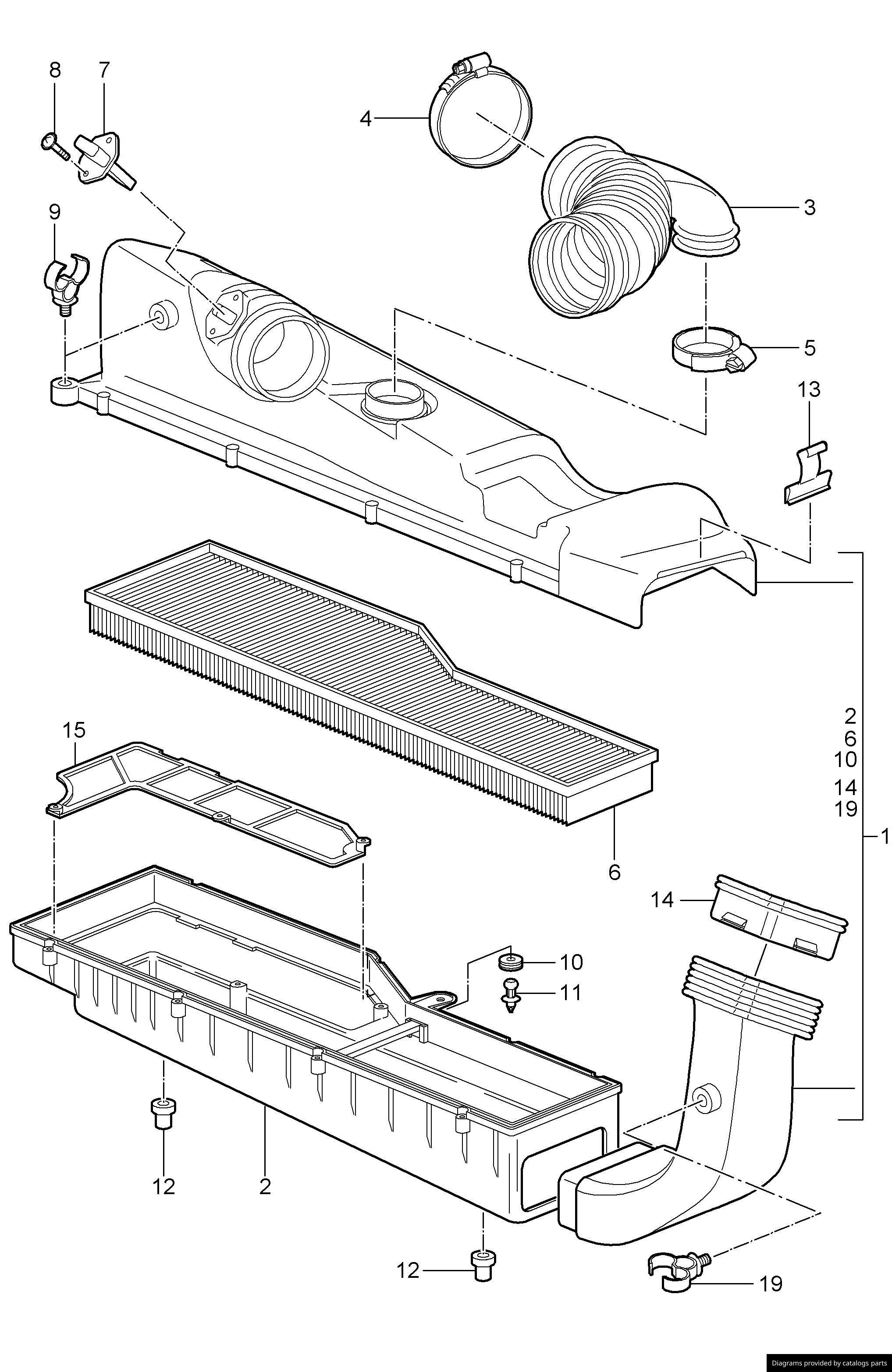Car part diagram