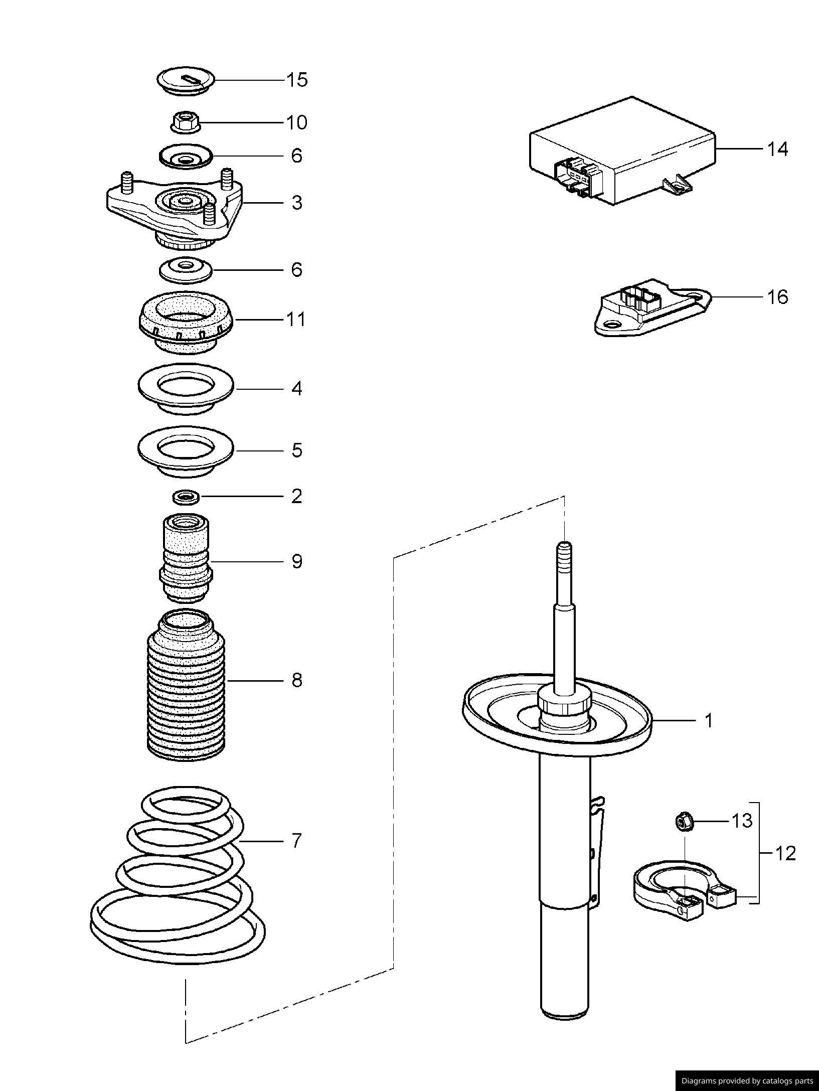 Car part diagram