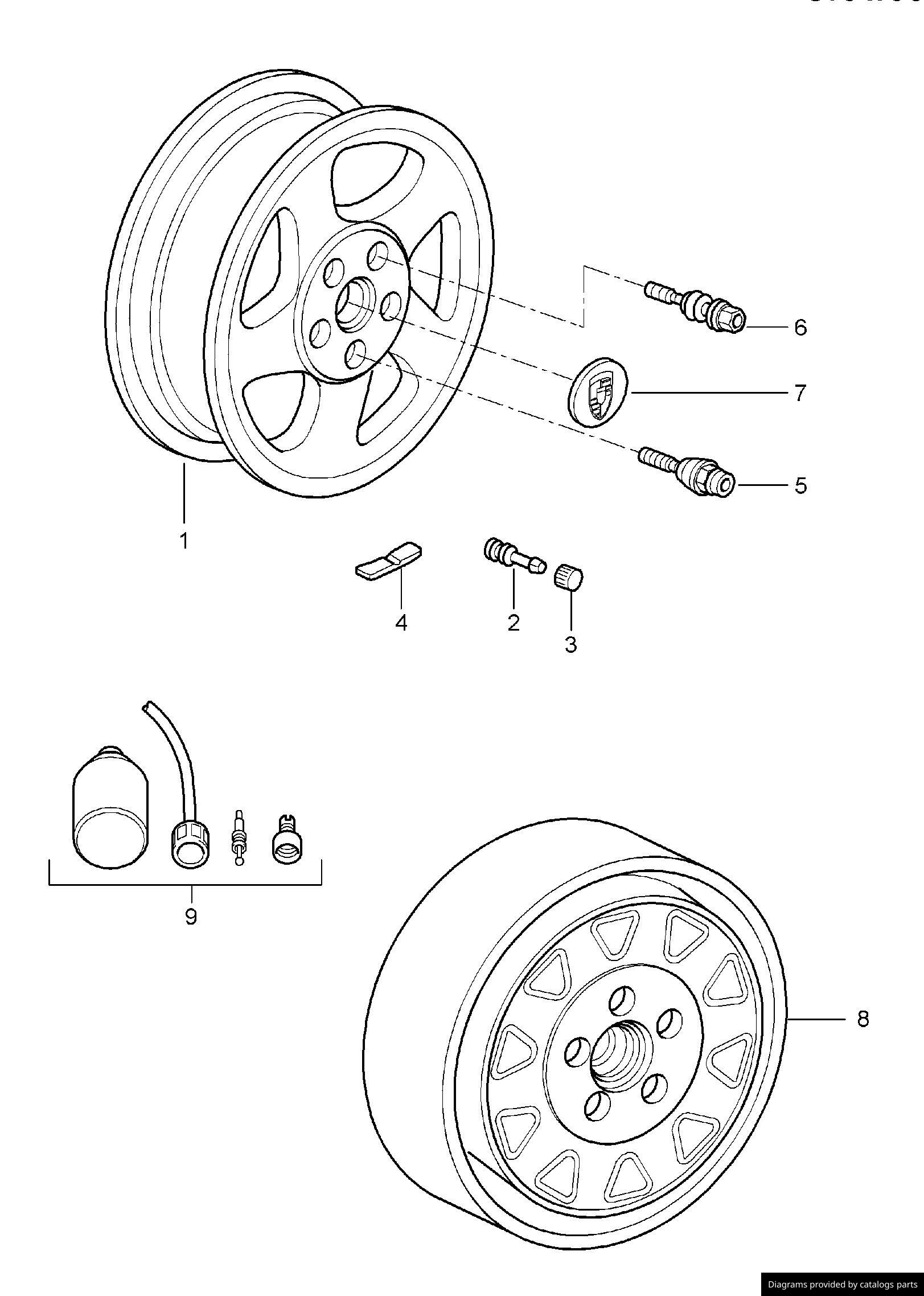 Car part diagram